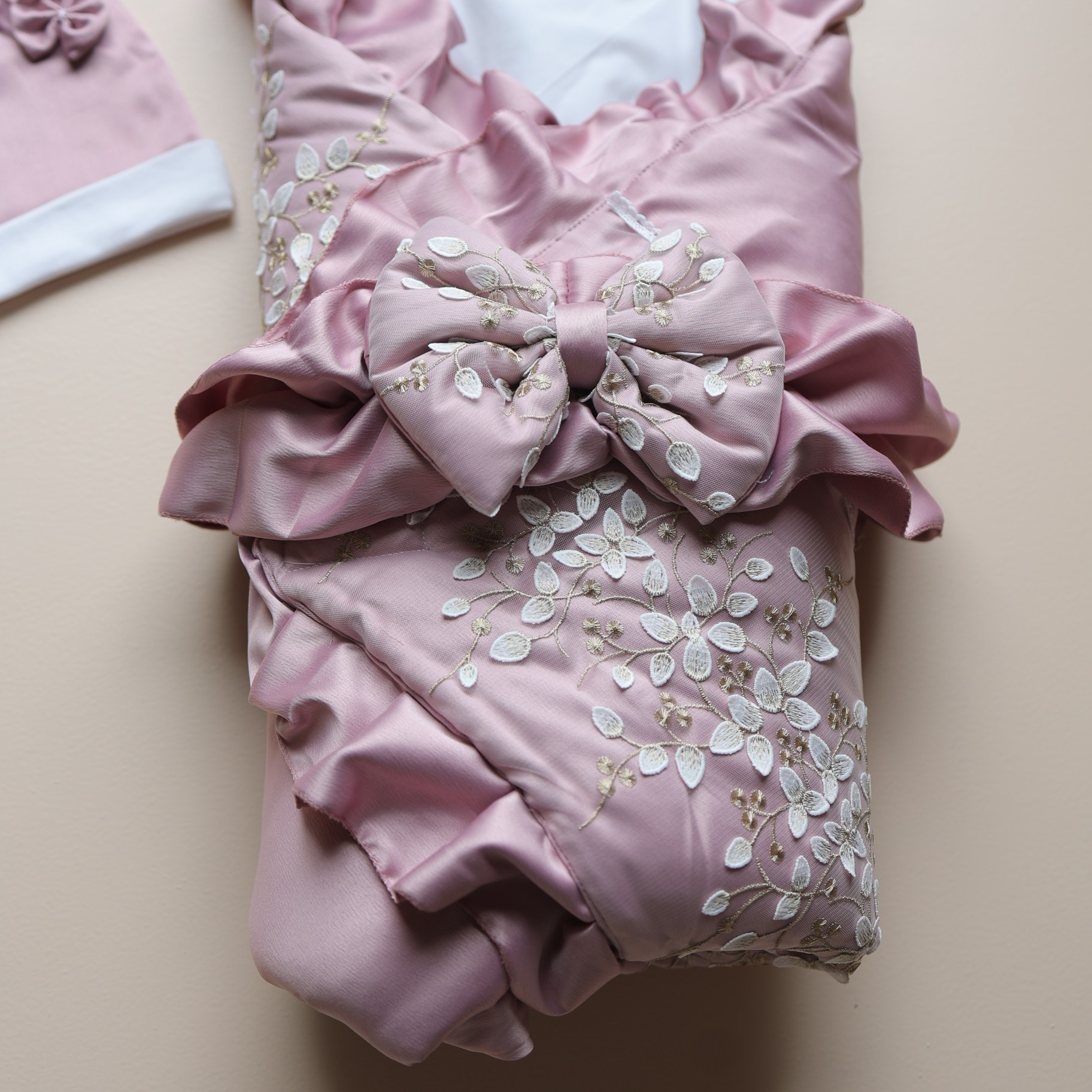 Rosé Fleur Drape Set
