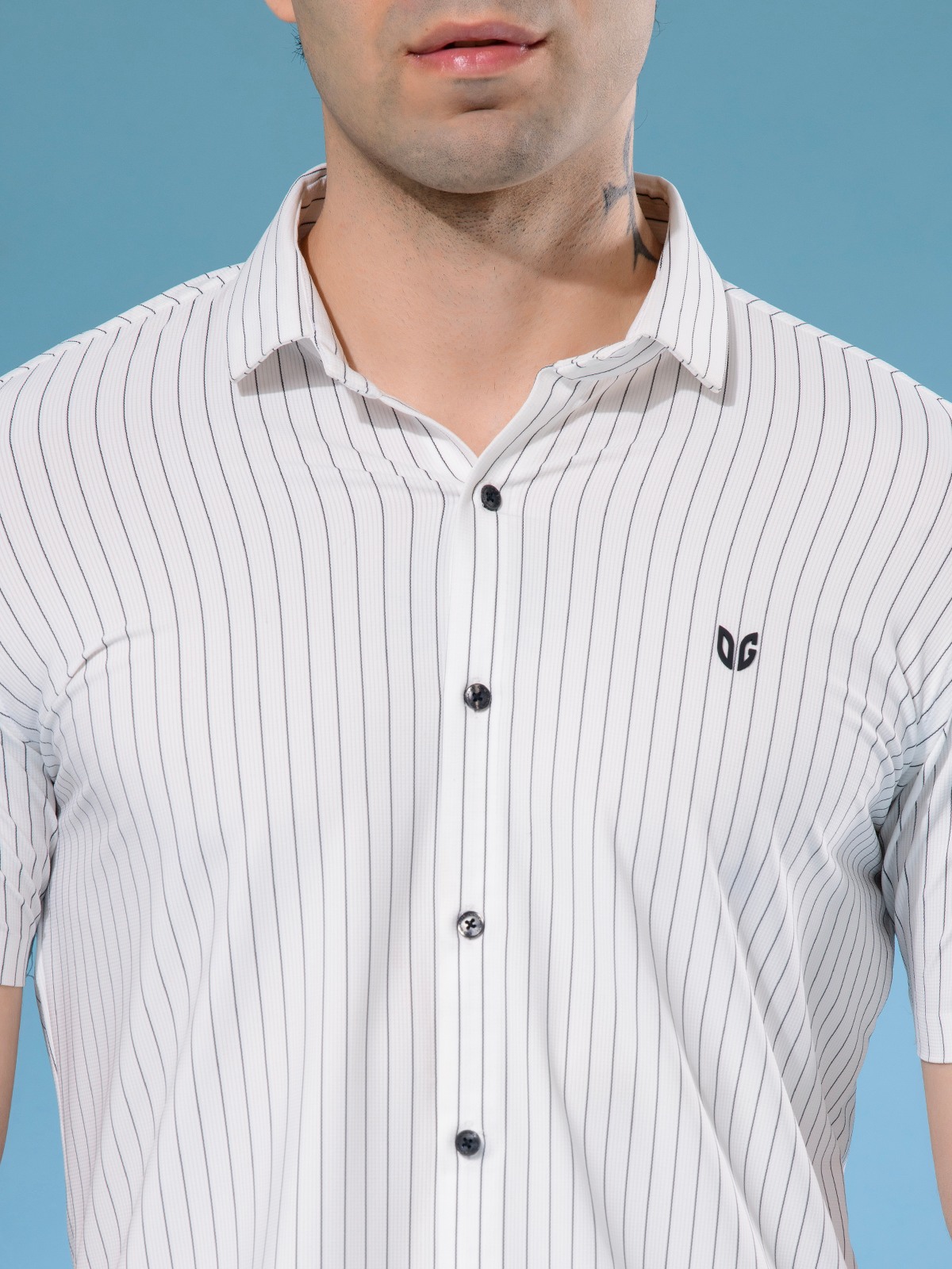 ALBION MENS OLDGARAGE 3 (WHITE) SHIRT
