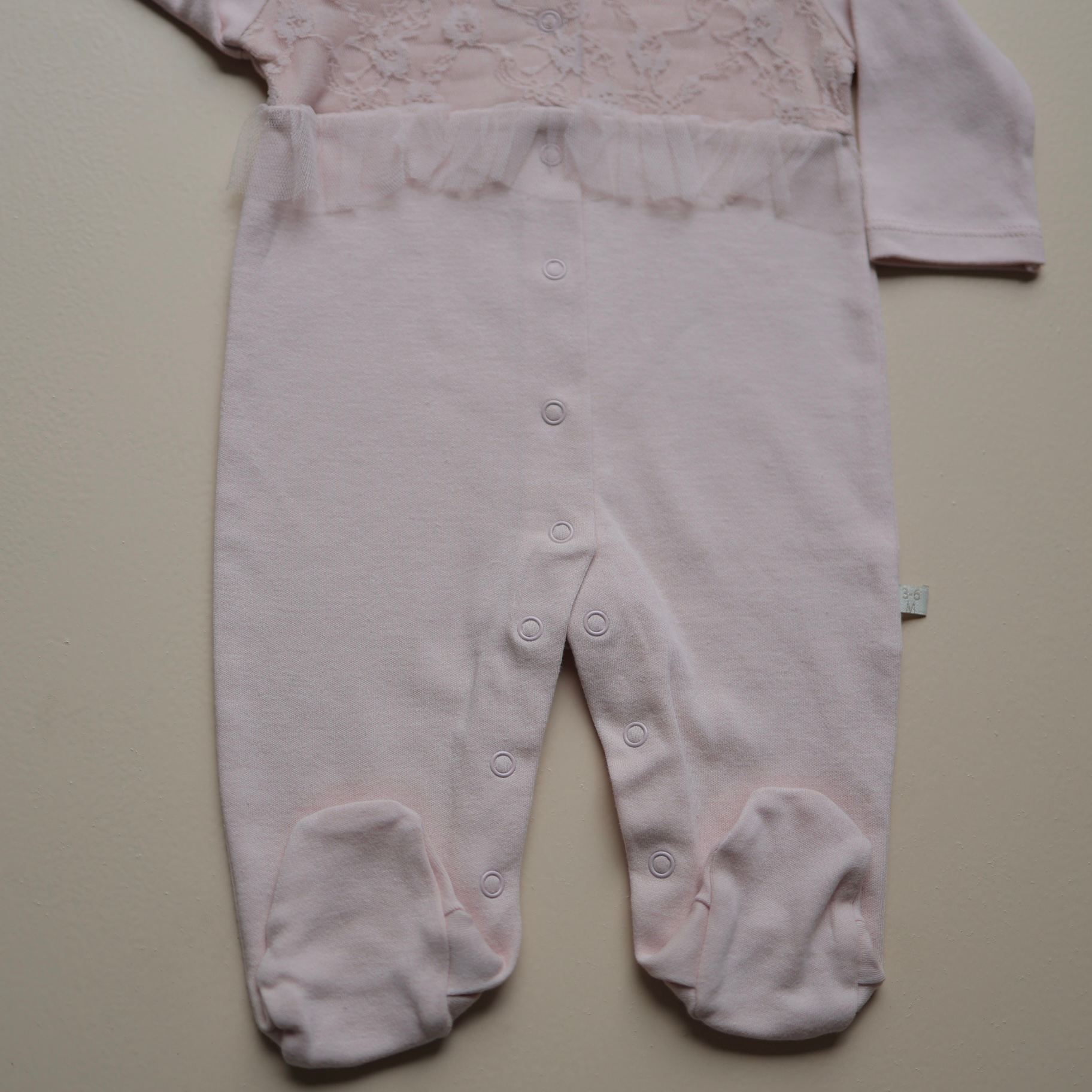 Blossom Lace Baby Romper