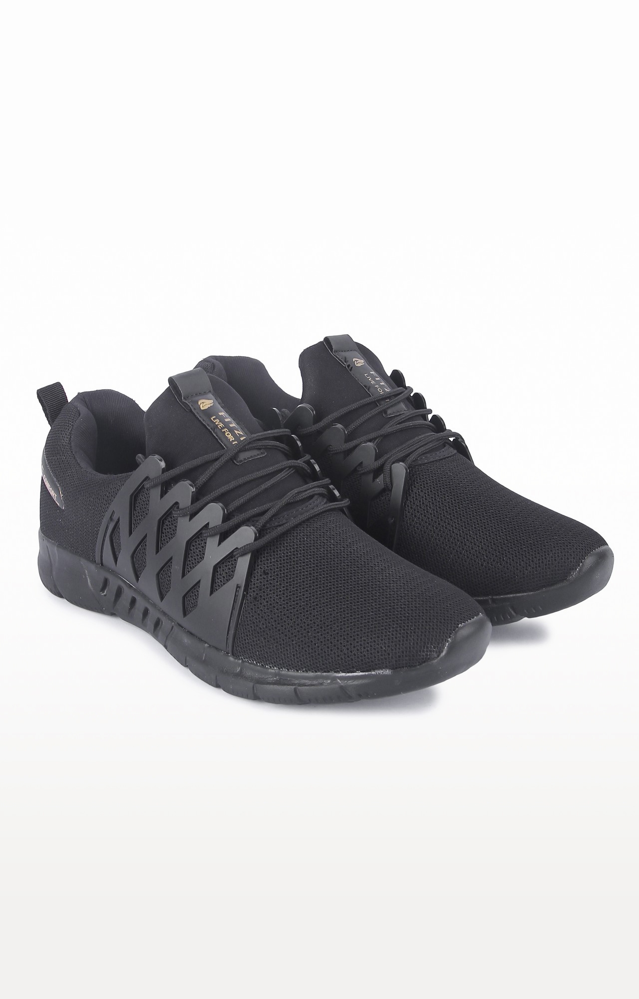 Fitze | Black Running Shoes (FLC_08_BLK) 0
