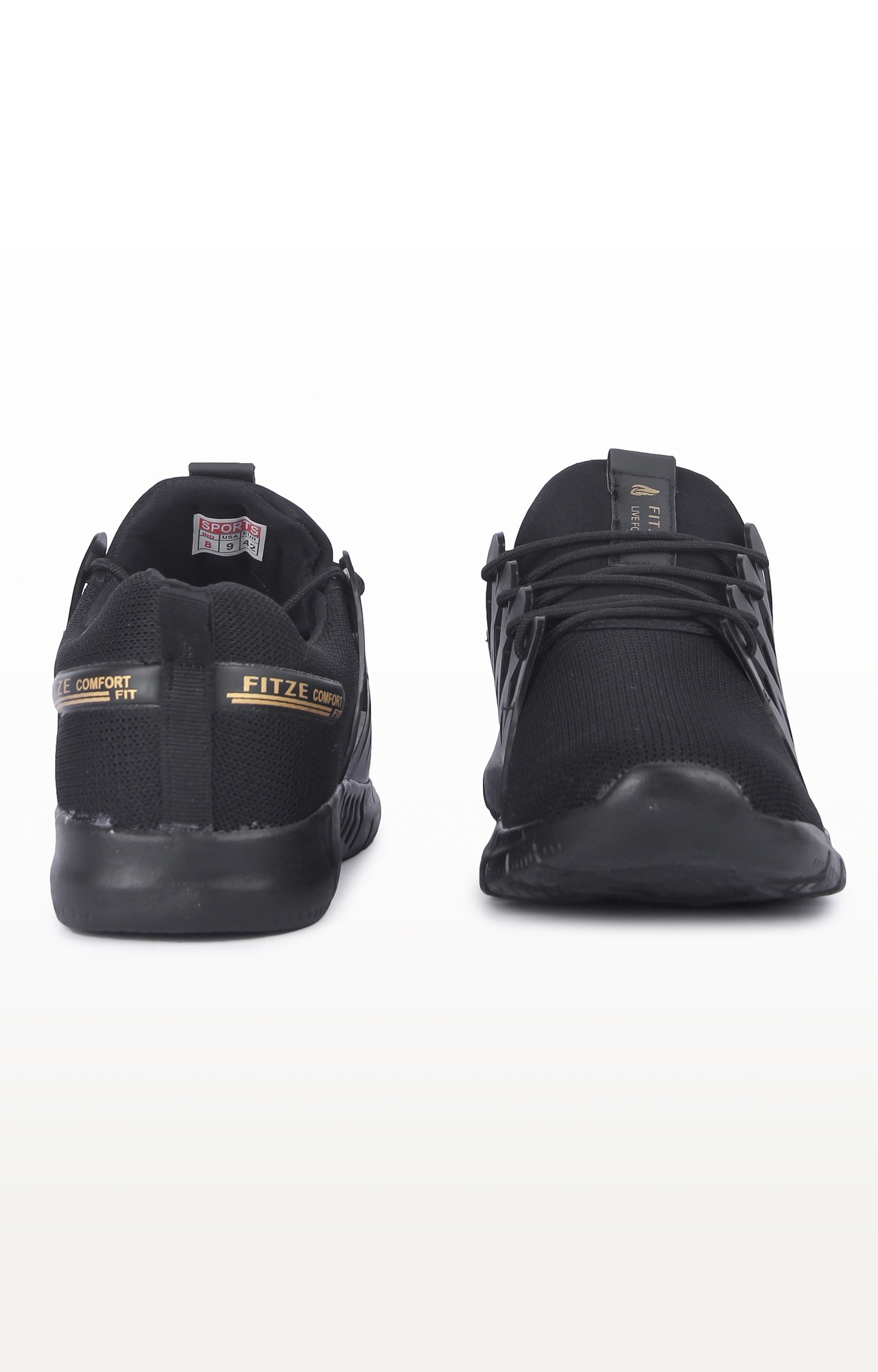 Fitze | Black Running Shoes (FLC_08_BLK) 2