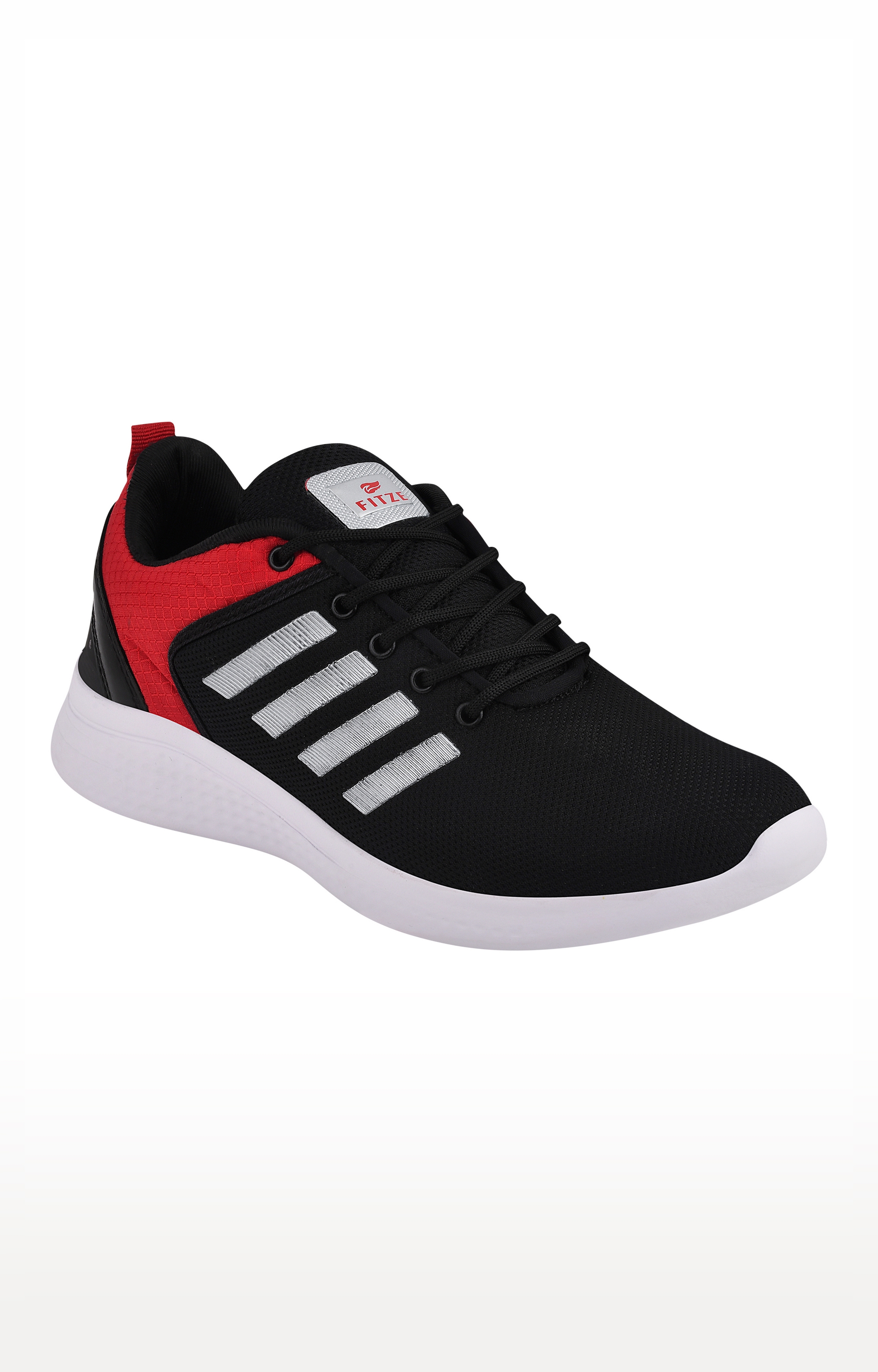Fitze | Black Running Shoes (FLC_15_BLK_RED) 1