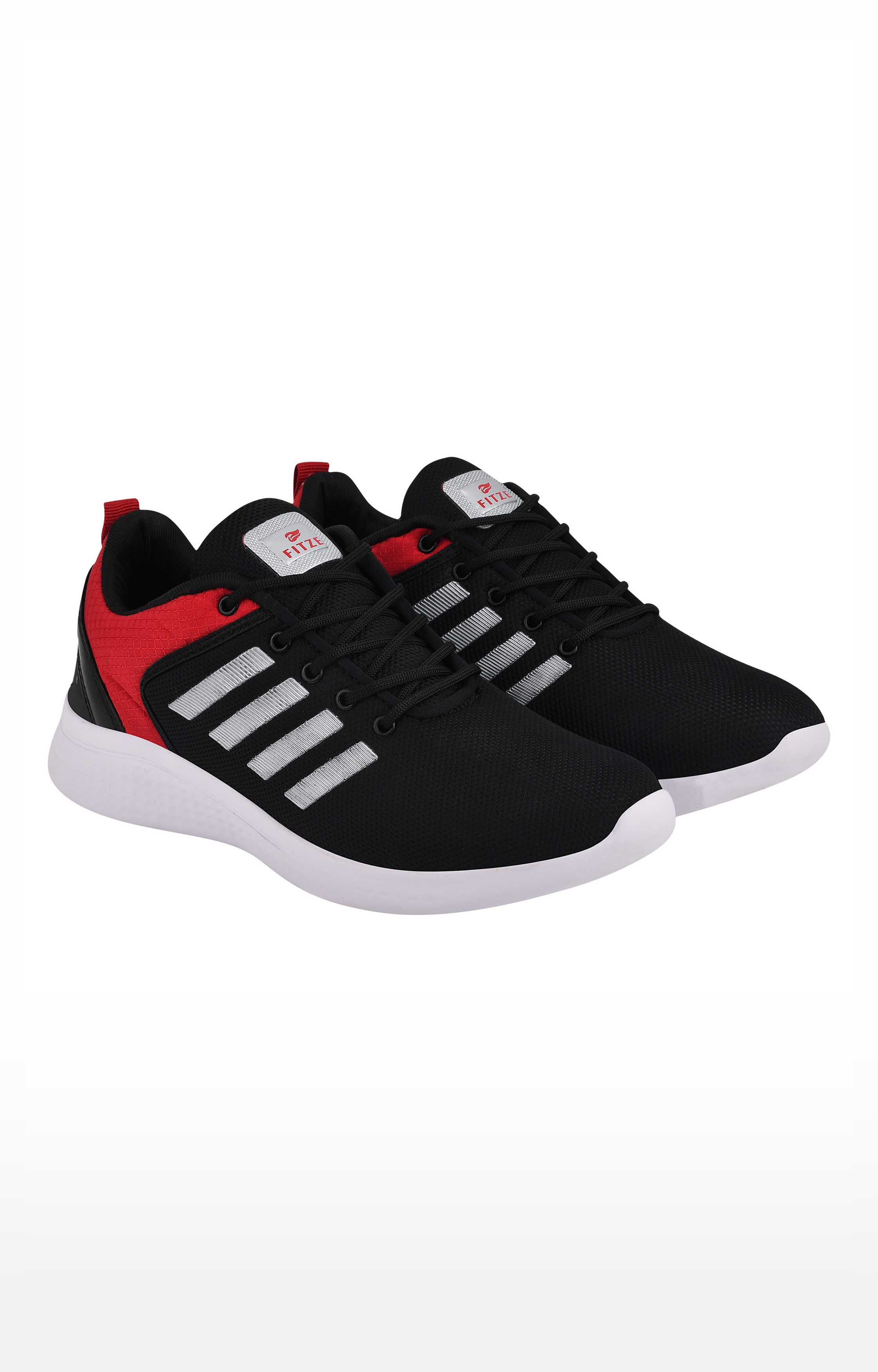 Fitze | Black Running Shoes (FLC_15_BLK_RED) 0