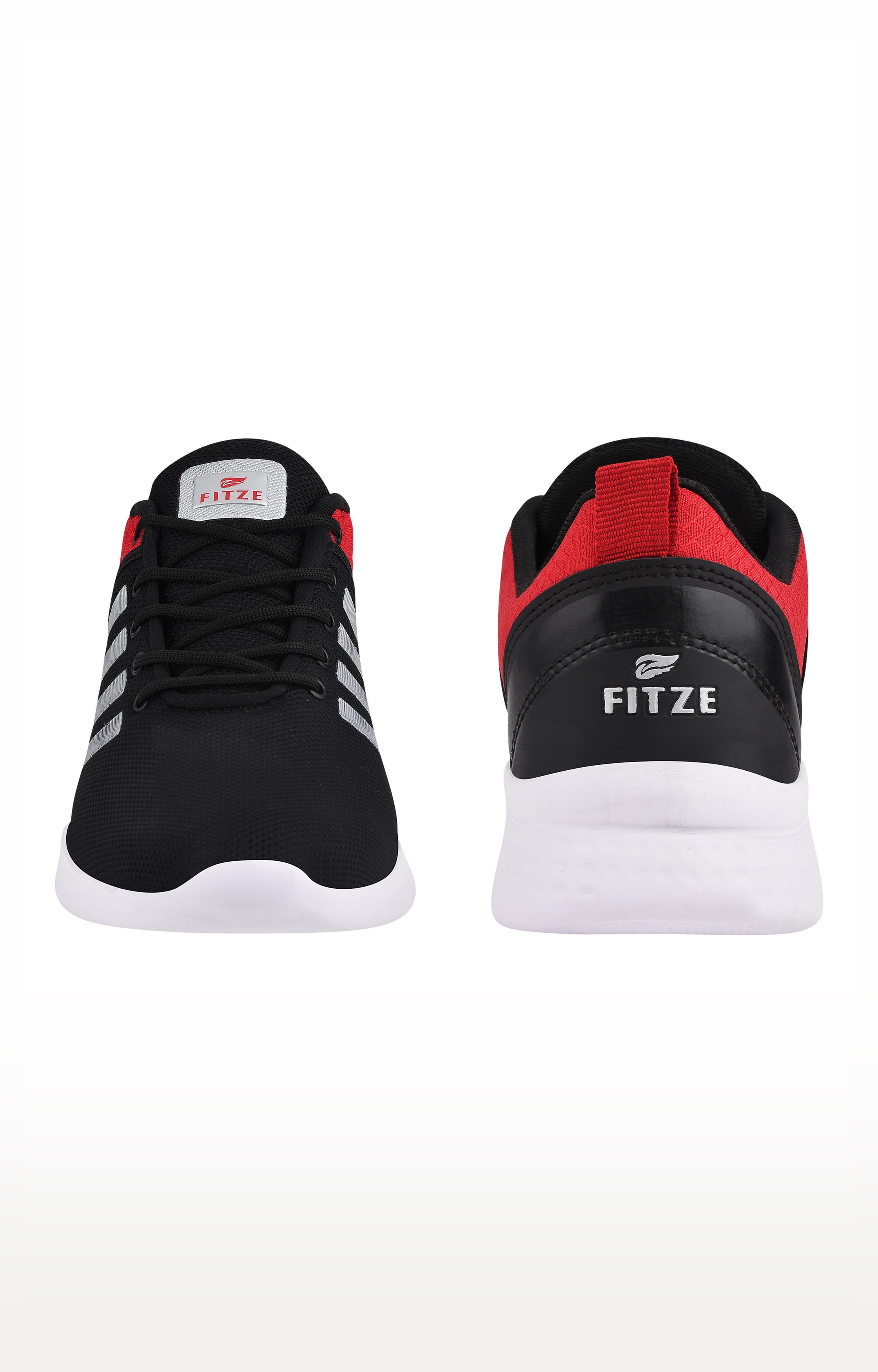 Fitze | Black Running Shoes (FLC_15_BLK_RED) 3