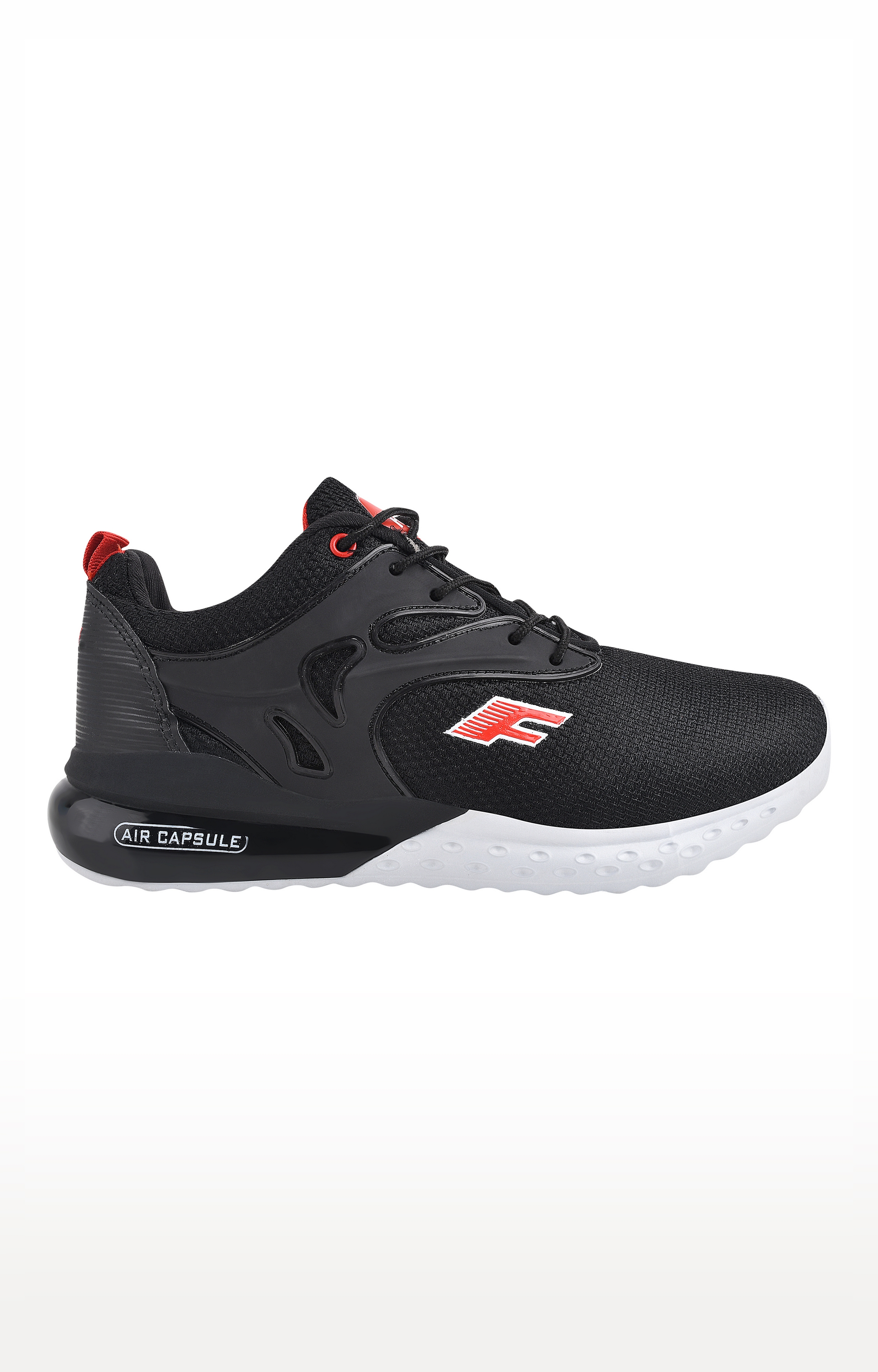 Fitze | Black Running Shoes (FORCE_02_BLK_RED) 2