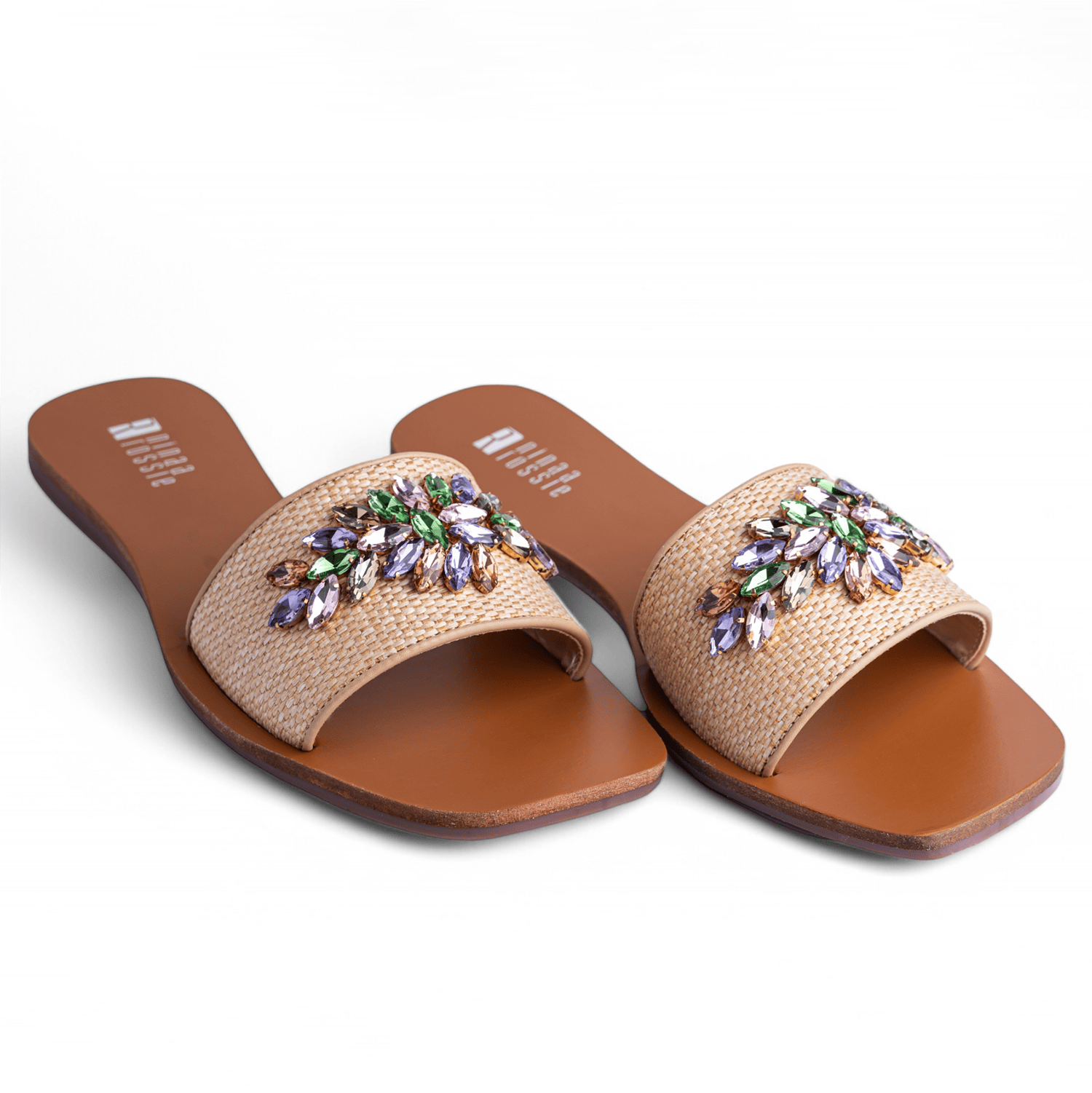 Women Beige After Party Slip-On Flats