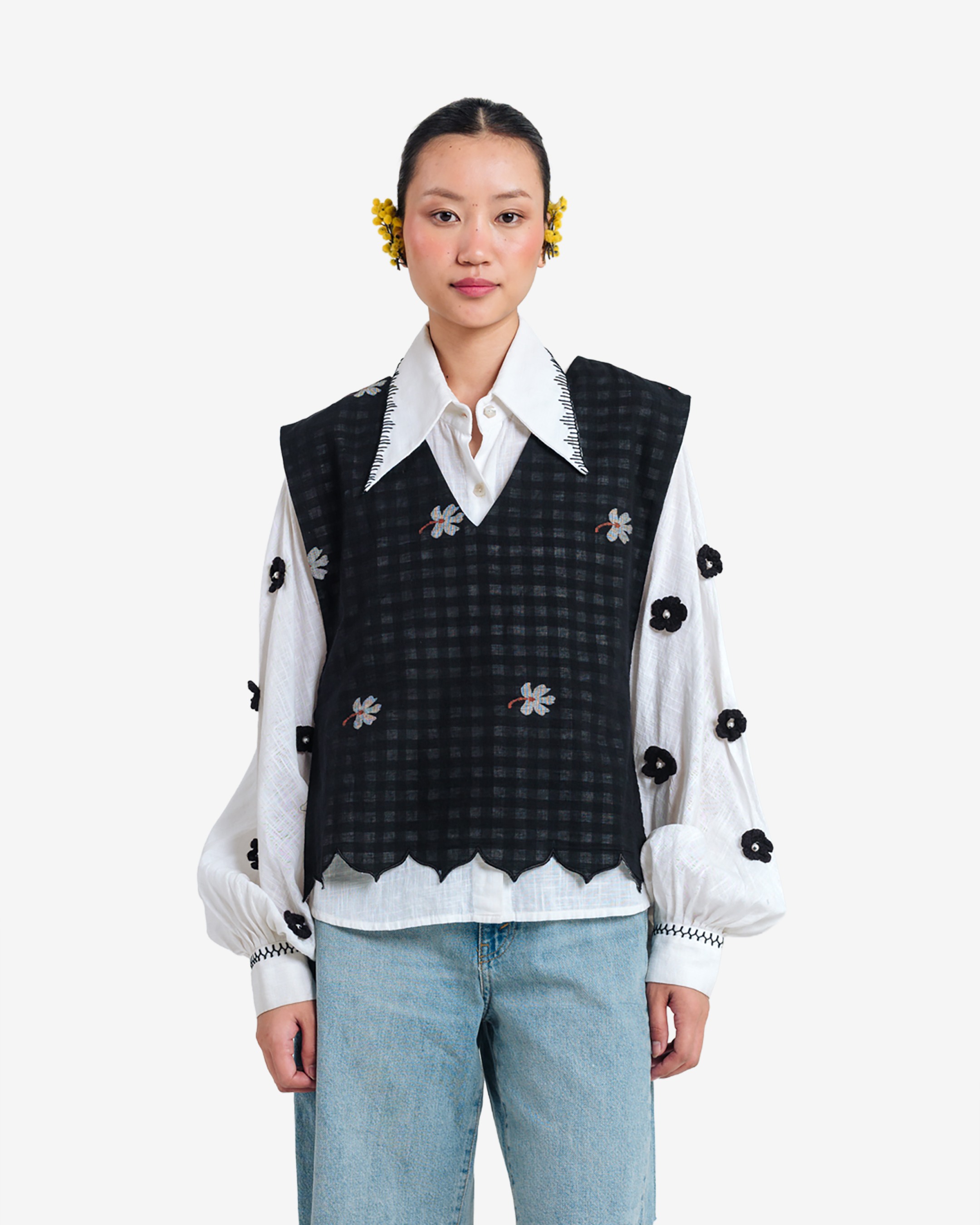 Leap Jamdani Scallop Overlay