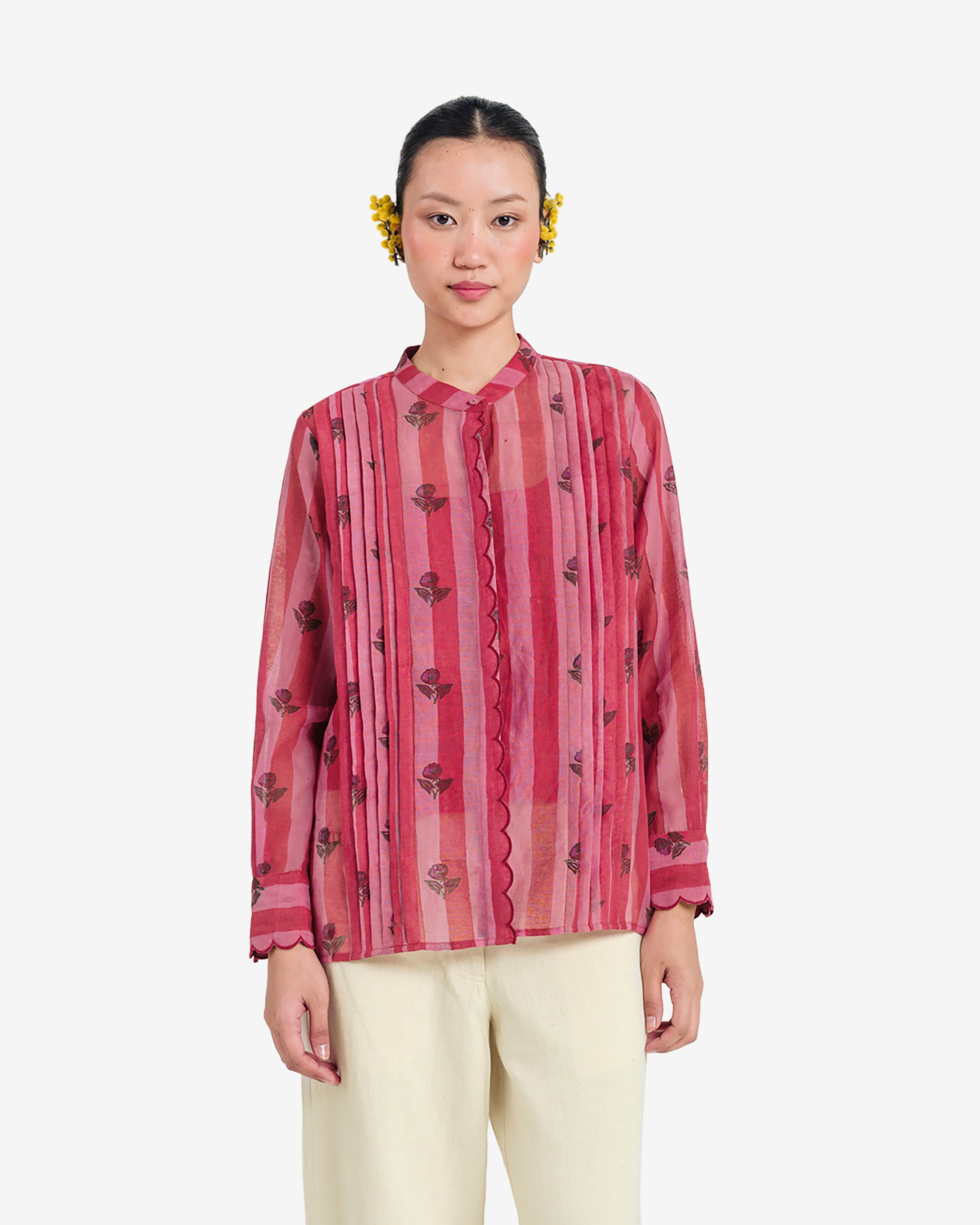 Spring Scallop Shirt