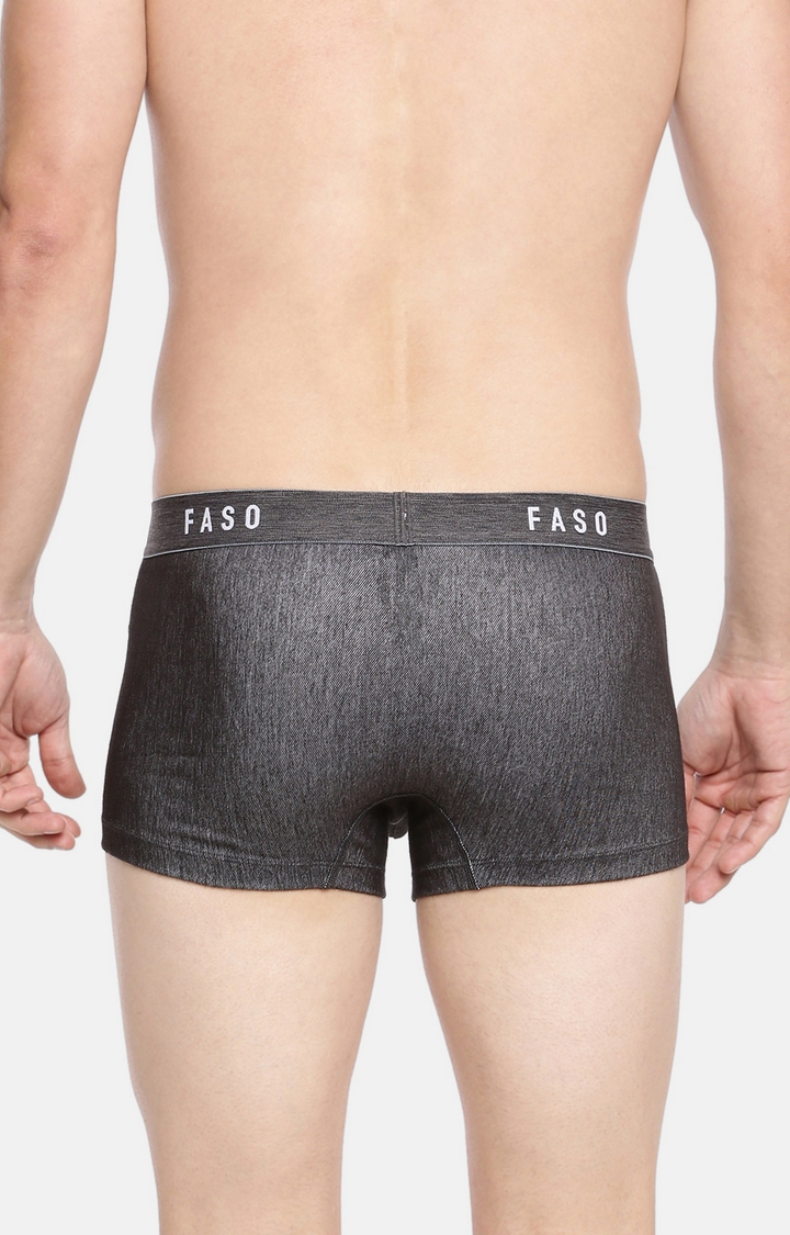 Faso | Black Denim Cotton Trunks 2