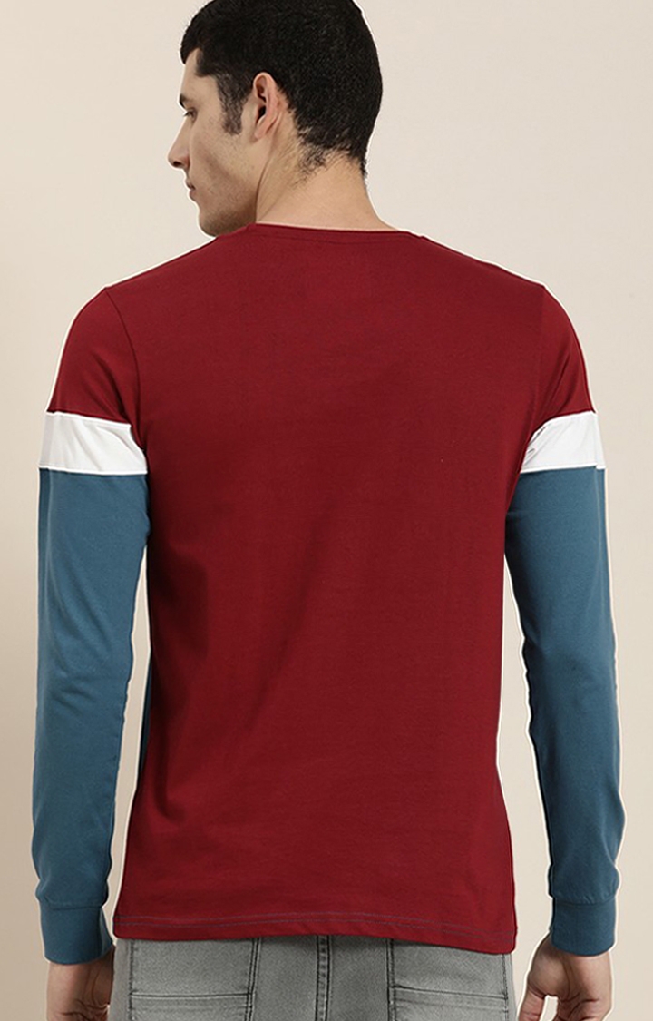 Difference of Opinion | Men's Multicolor Cotton Colourblock Sweatshirt 2