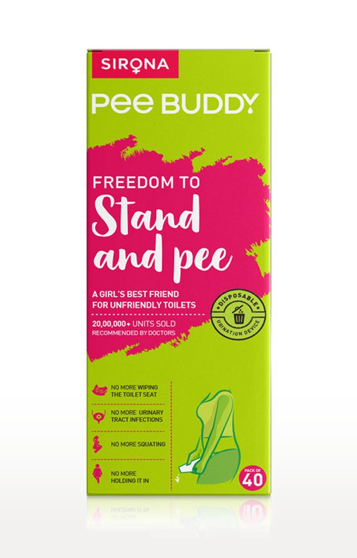 Peebuddy - Disposable, Portable Female Urination Device For Women - 40 Funnels
