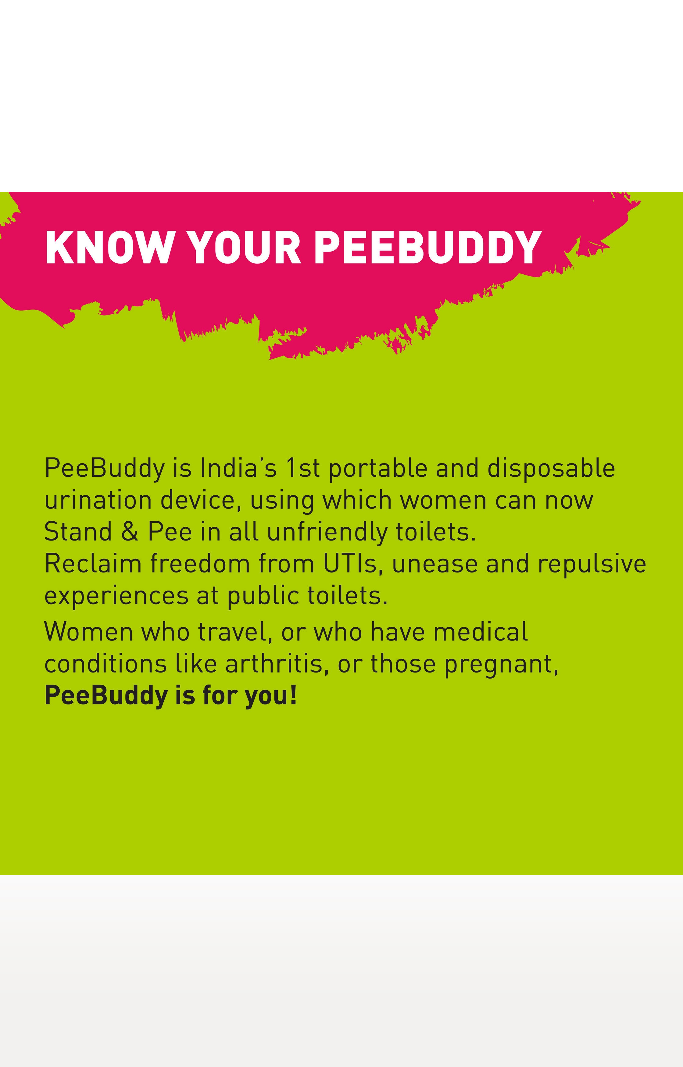 Peebuddy - Disposable, Portable Female Urination Device For Women - 40 Funnels
