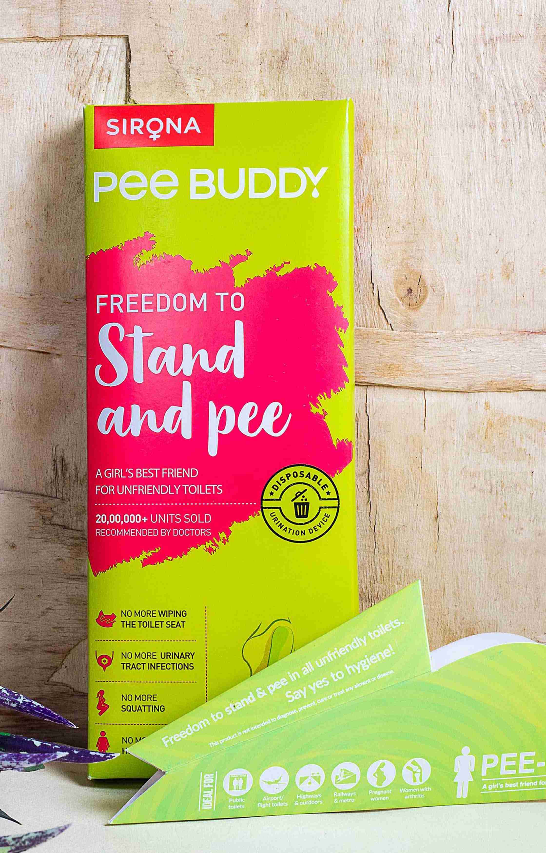 Peebuddy - Disposable, Portable Female Urination Device - 80 Funnels (2 Pack - 40 Funnels Each)