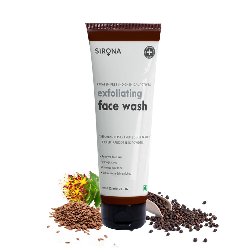 Sirona | Sirona Natural Exfoliating Face Wash Facial Cleaner With Apricot - 125 Ml 0
