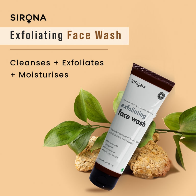 Sirona | Sirona Natural Exfoliating Face Wash Facial Cleaner With Apricot - 125 Ml 1