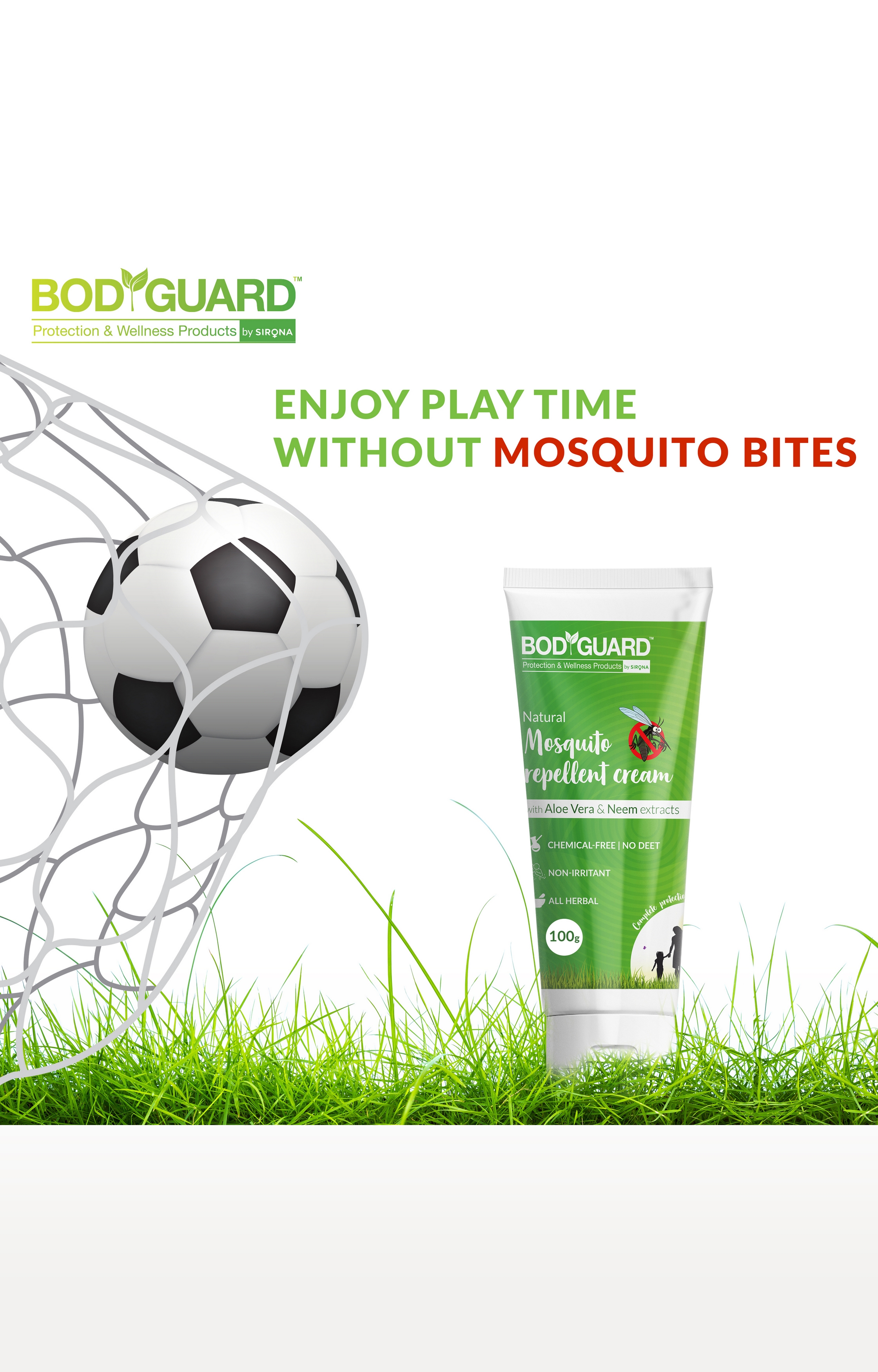 Bodyguard | Bodyguard Natural Mosquito Repellent Cream With Aloe Vera And Neem Extracts - 100 Gm 5