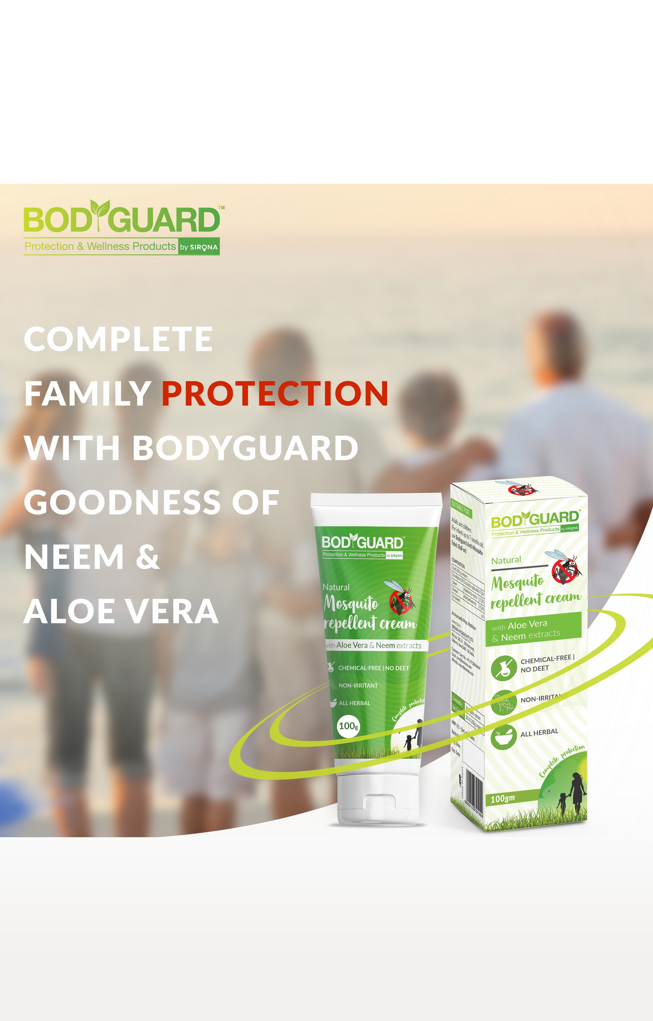 Bodyguard | Bodyguard Natural Mosquito Repellent Cream With Aloe Vera And Neem Extracts - 100 Gm 8