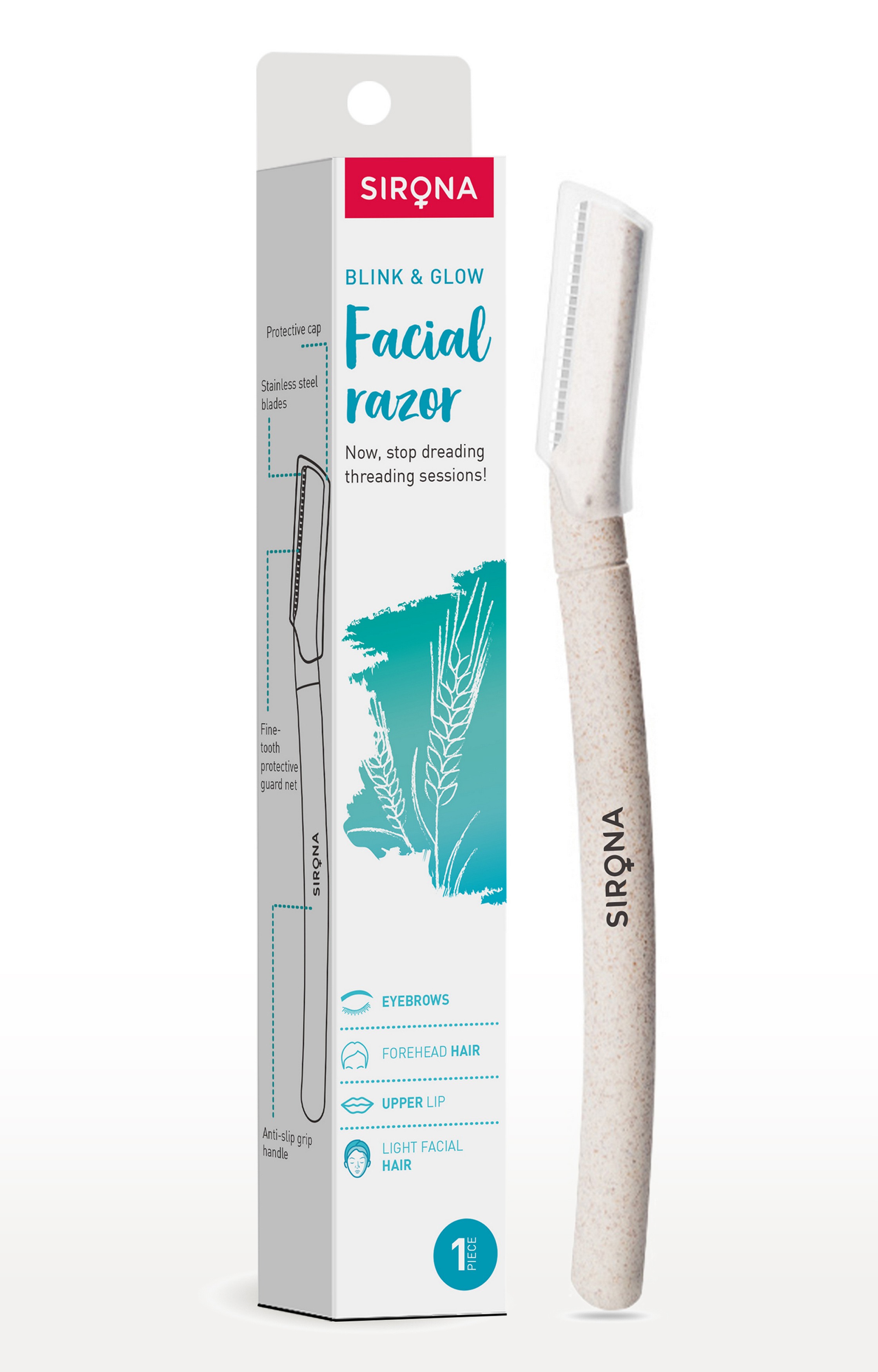 Sirona Facial Razor For Women - 1 Razor 