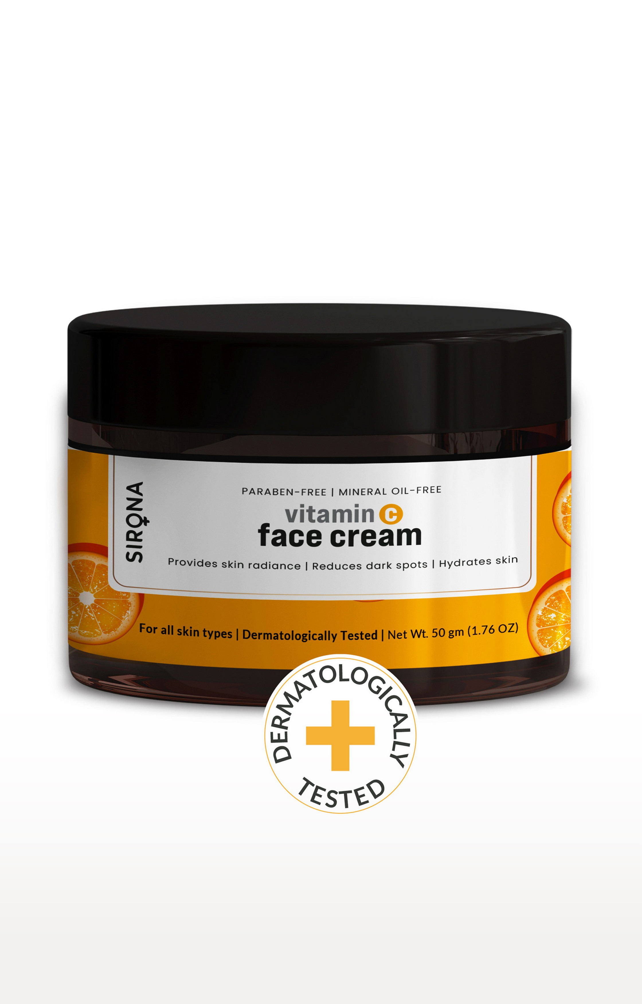 Sirona Vitamin C Face Cream For Hydrates Skin – 50 Gm