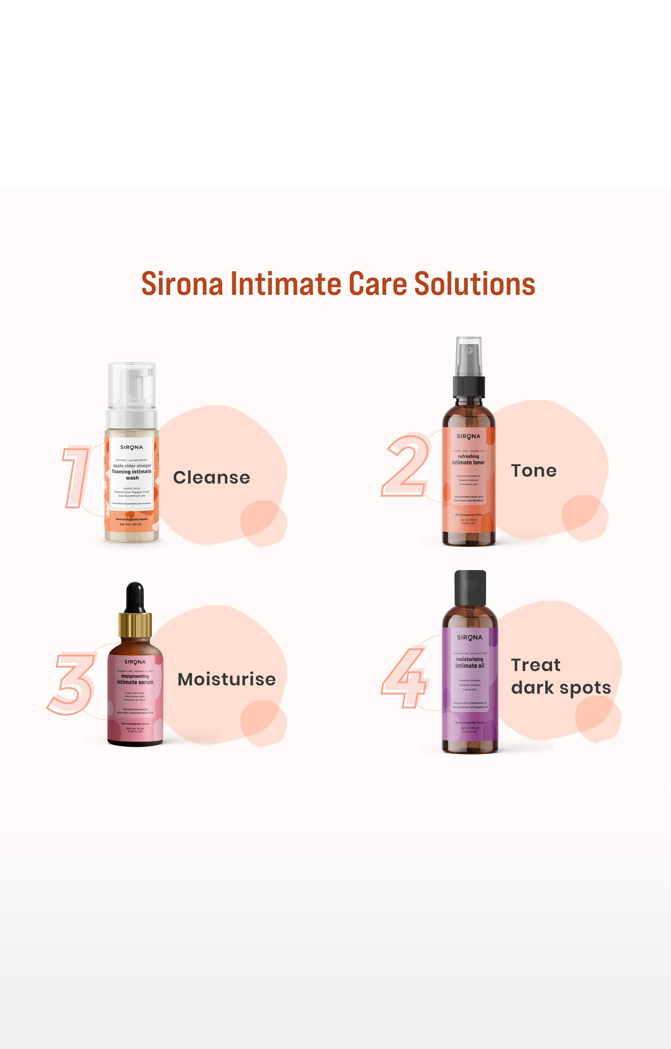 Sirona Intimate Toner - 100 Ml