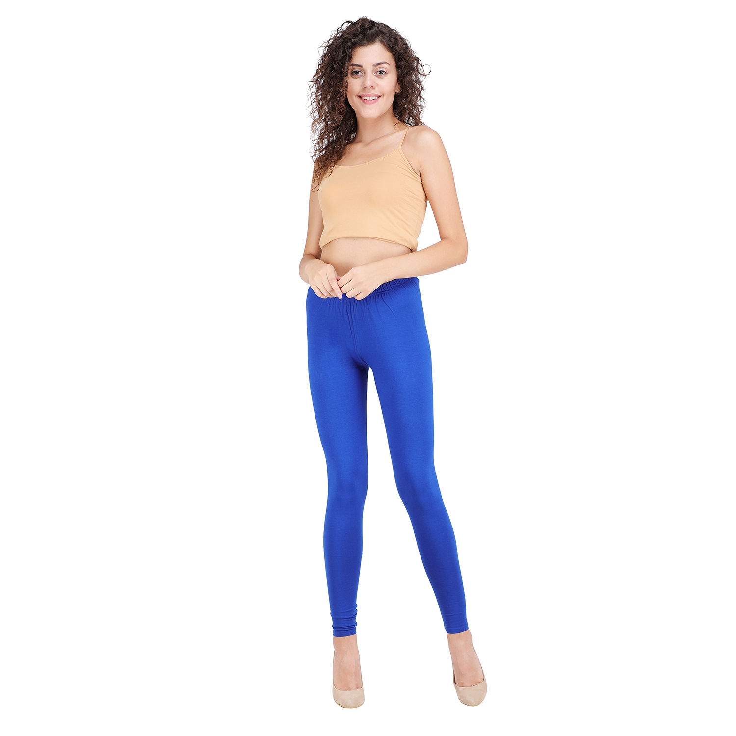 SPIFFY | Spiffy Women Full Length Casual Blue Leggings 0