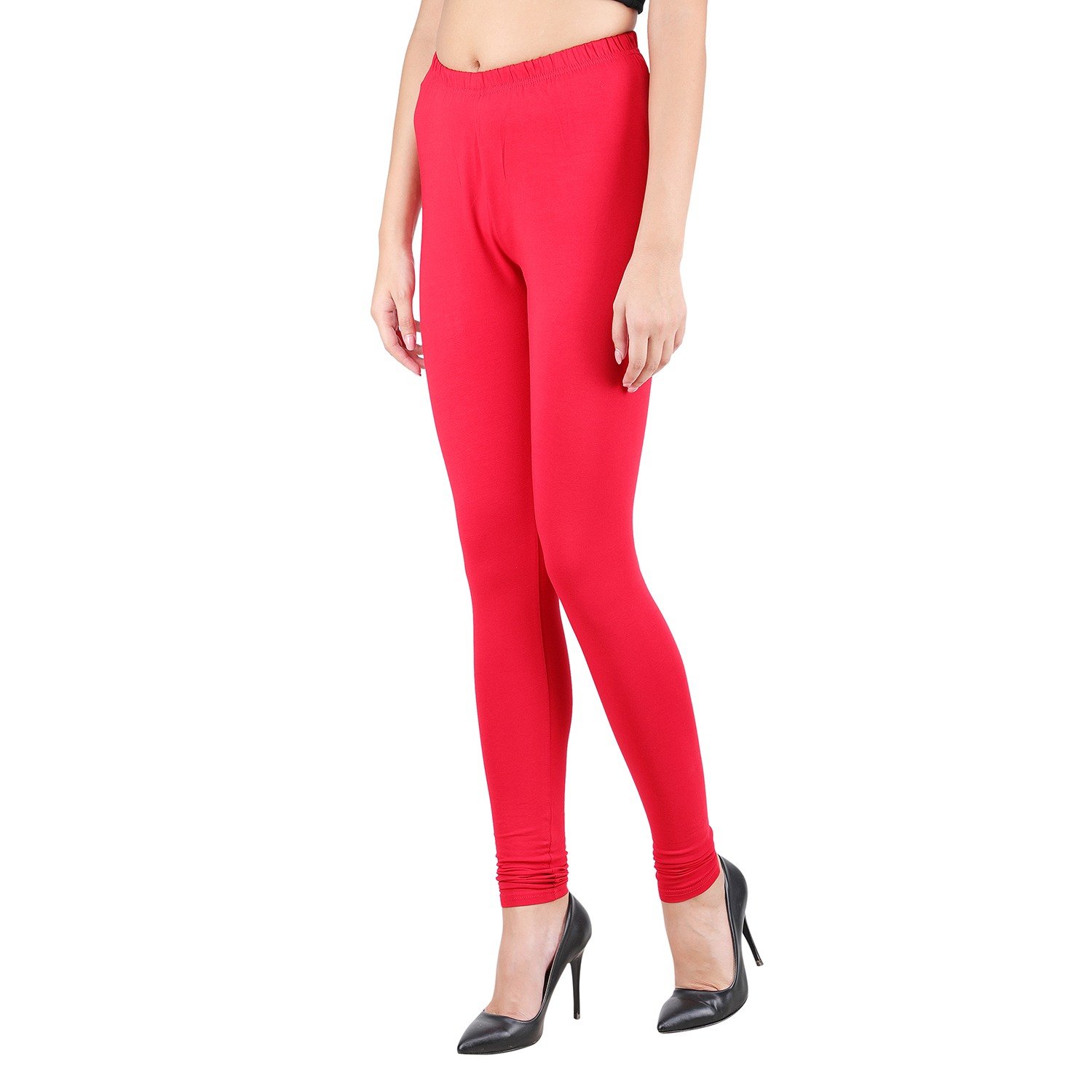 Spiffy Women Full Length Casual Red Leggings