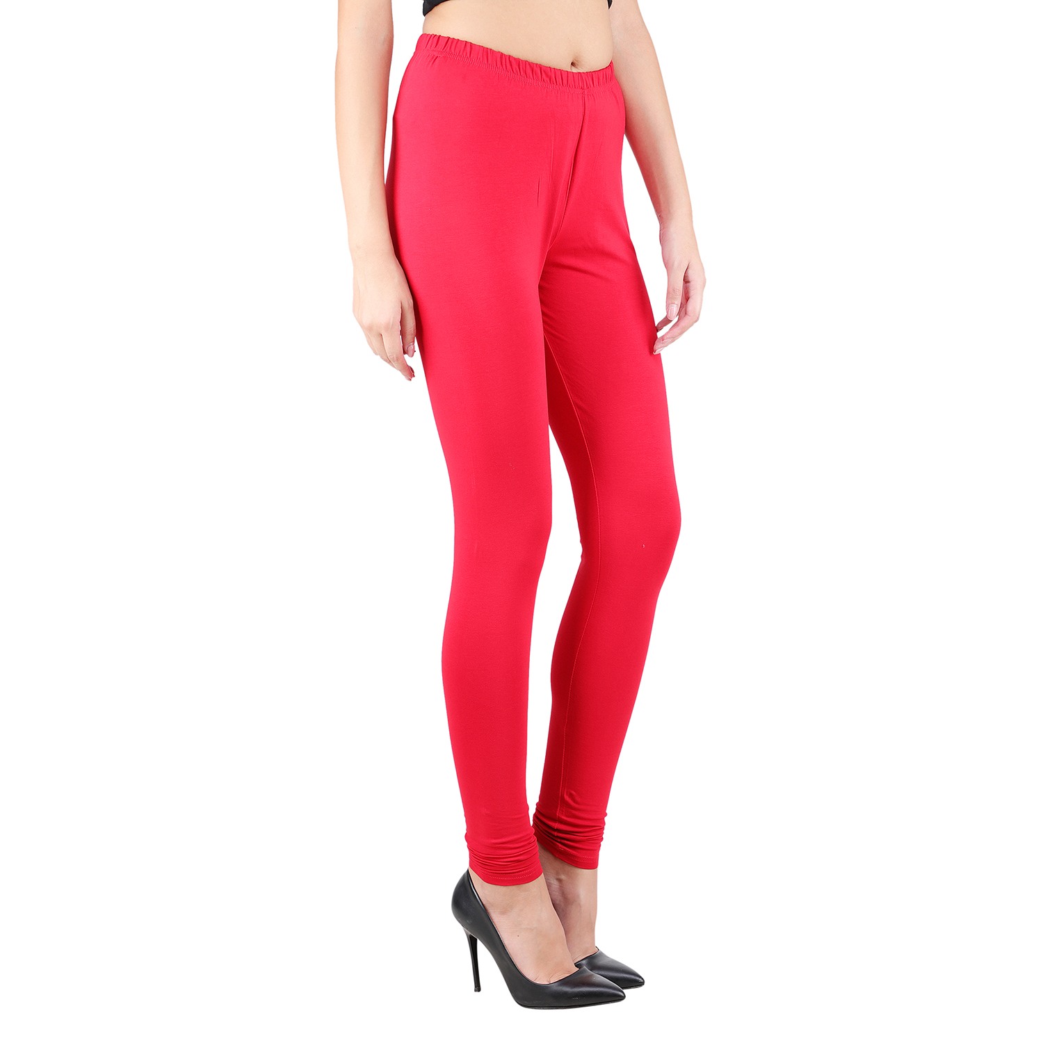 Spiffy Women Full Length Casual Red Leggings