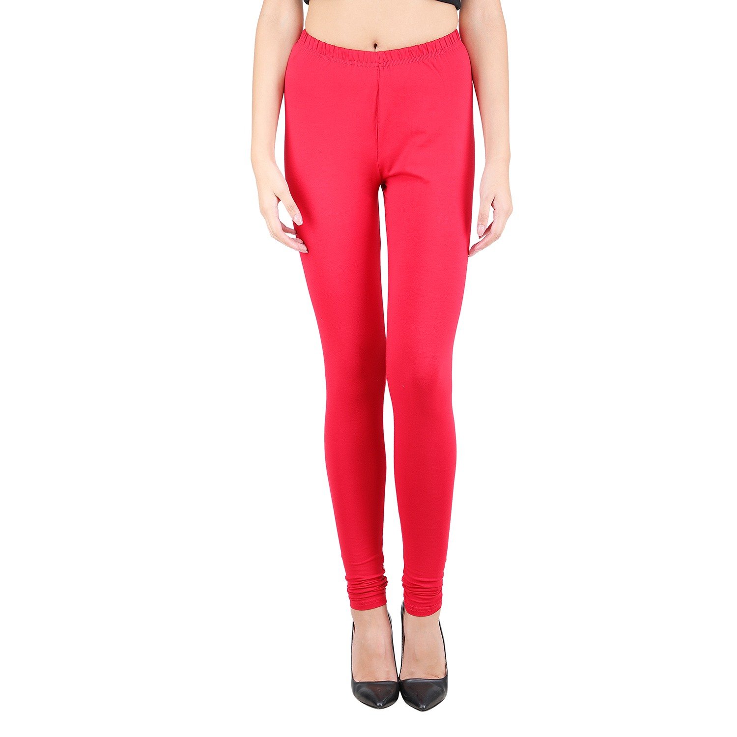 Spiffy Women Full Length Casual Red Leggings