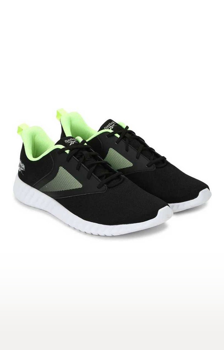 Reebok black mesh shoes top