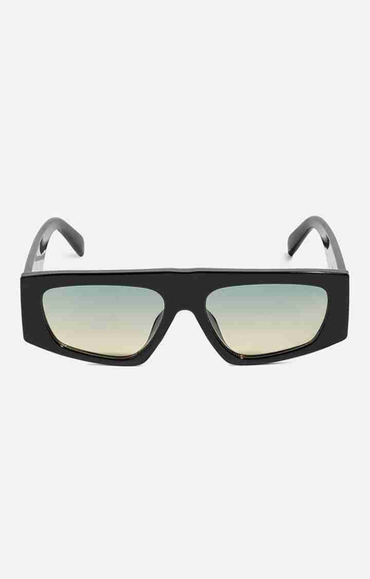 French Accent By Campus Sutra Men Blue Lens & Rectangle Sunglasses With Uv Protected Lens Fw23_Fasg1001
