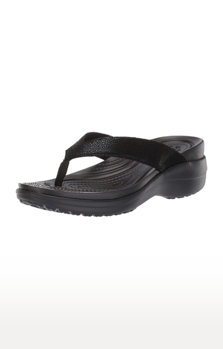 Women s Black Solid Wedges
