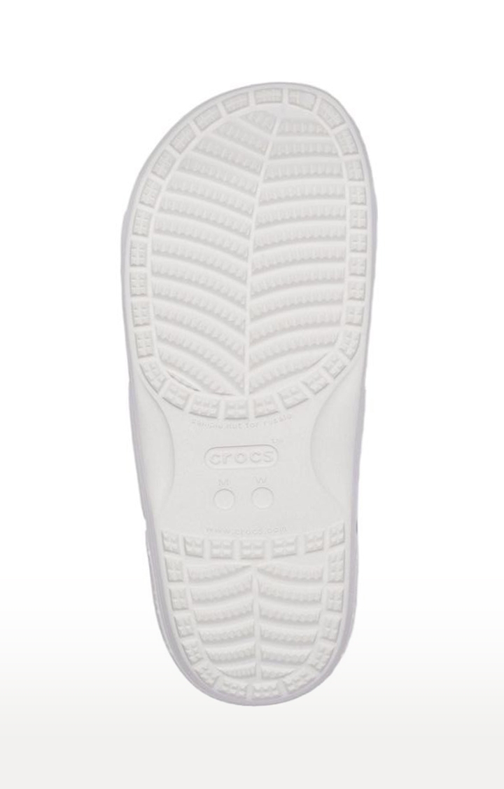 Crocs | Men's White Solid Flat Slip-ons 2