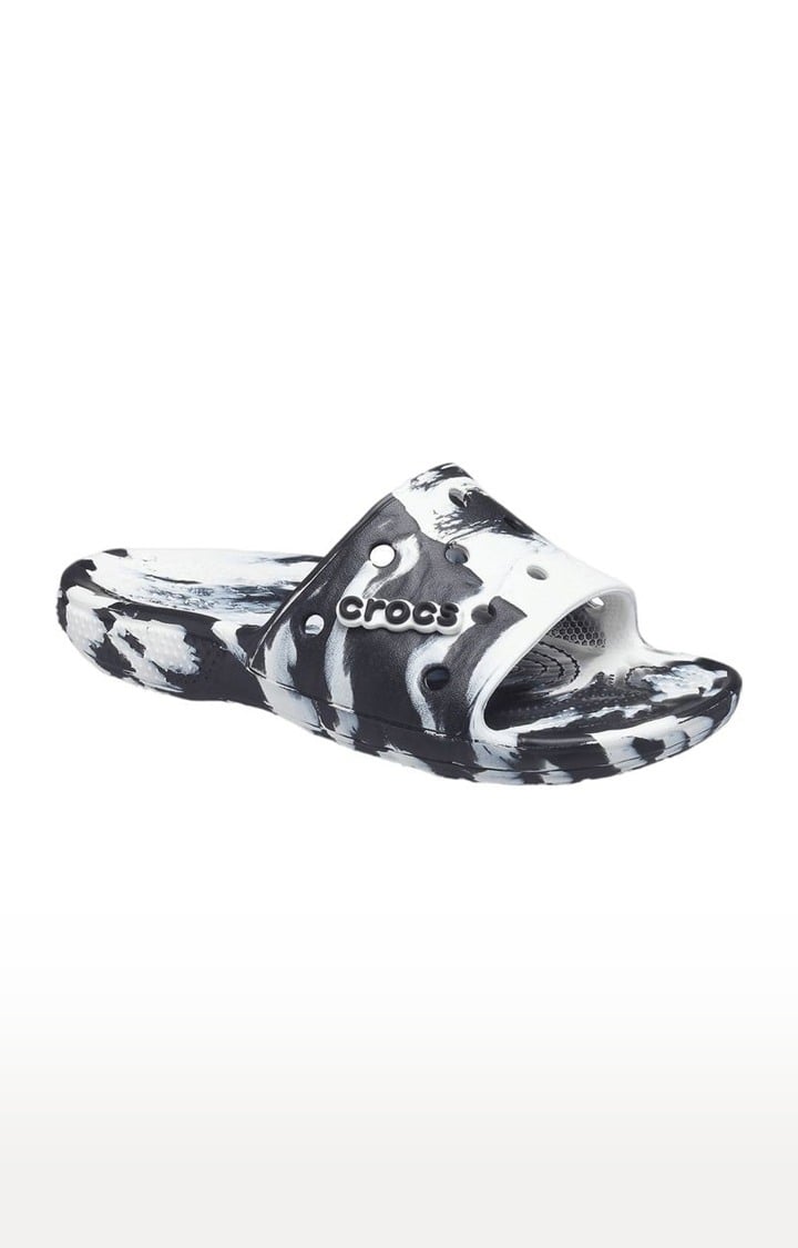 Men's Black Solid Flip Flops