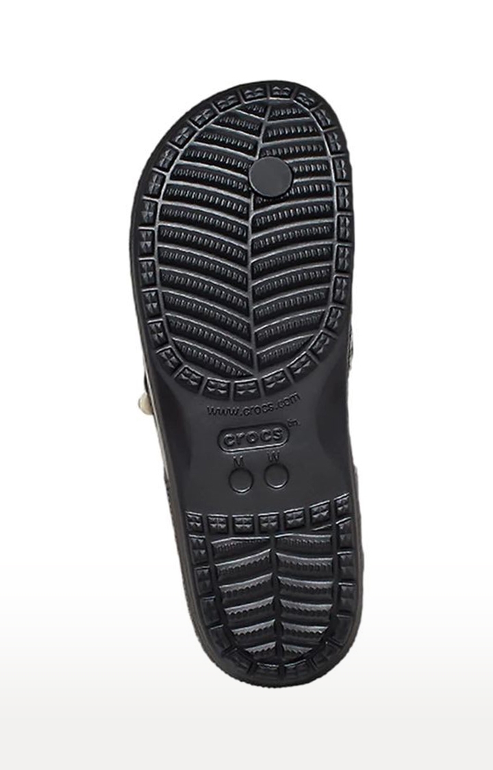 Crocs | Men's Black Solid Slippers 2