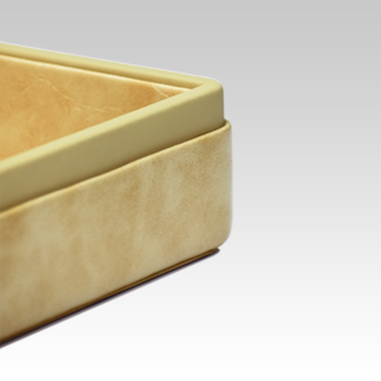 A4 Paper Tray / Letter Tray | Faux Leather | Moderno | Cream