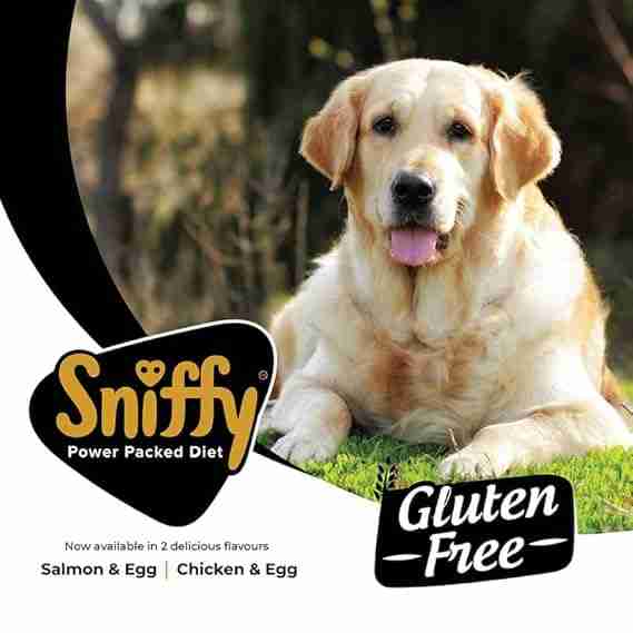 Sniffy Adult Chicken and Egg Dry Food for Dogs 10kg