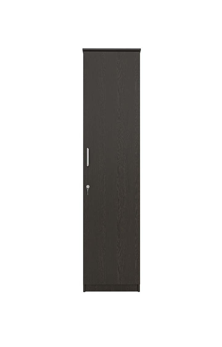 neudot Adona Engineered Wood Single Door Wardrobe - Wenge