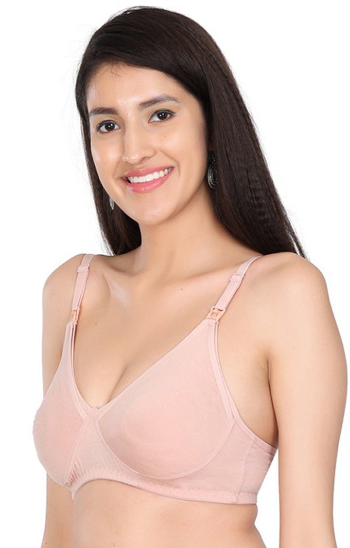 Women's Peach Maternity Bra