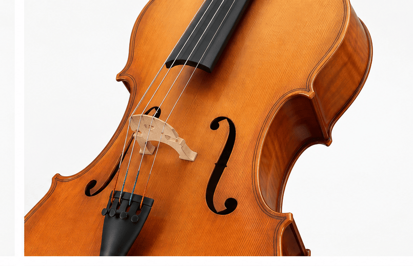 Yamaha VC5S 1/2 Size Acoustic Cello Outfit for Students | Hand-Finished, Spruce Top, with Bow, Case & Rosin
