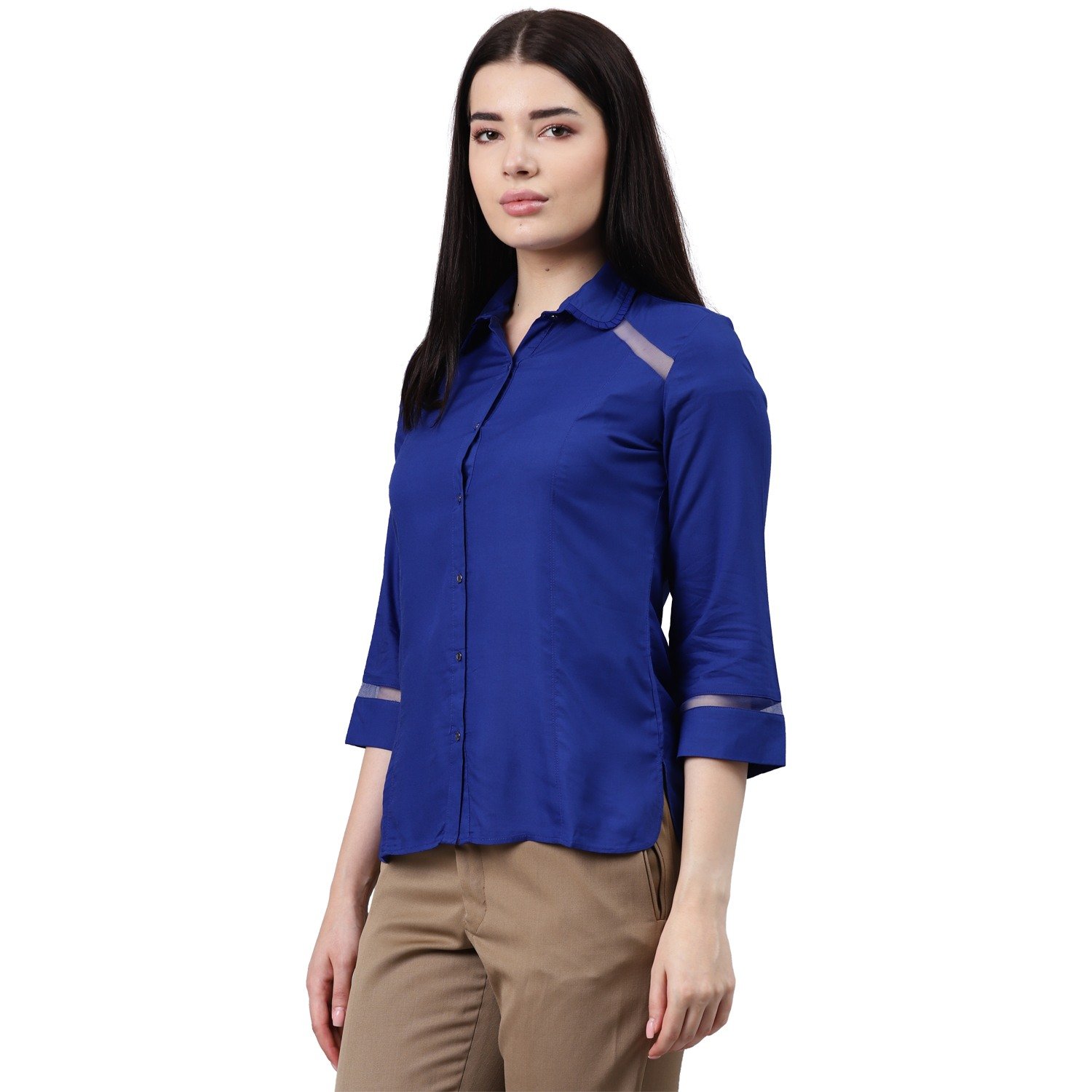 Lakshita Royal Blue Designer Shirt
