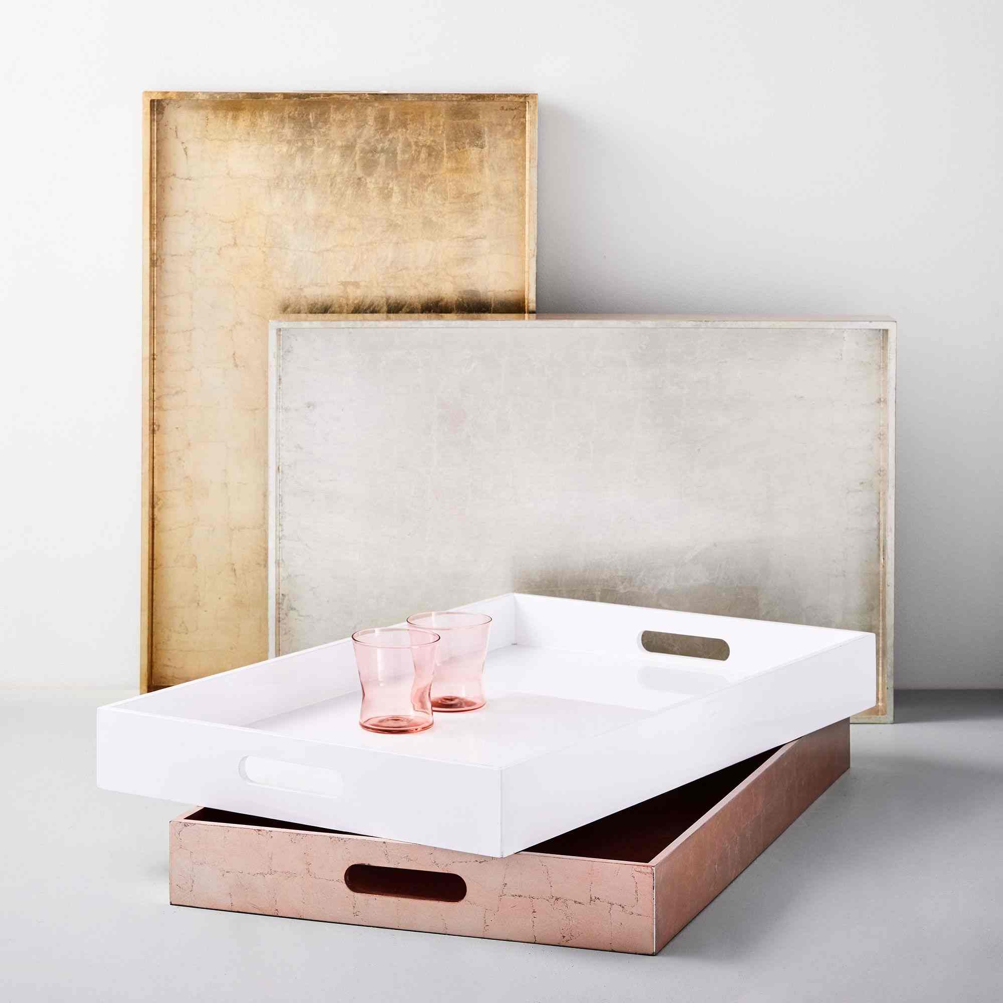 Lacquer Trays - Small Rectangle