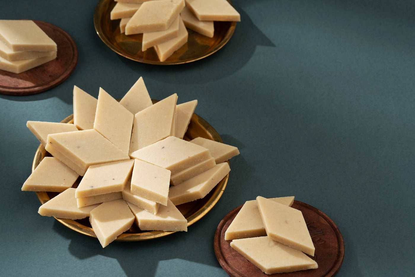 Kaju Burfi by Shyam Sweets from Delhi – traditional Indian mithai available on DeliciousKart
