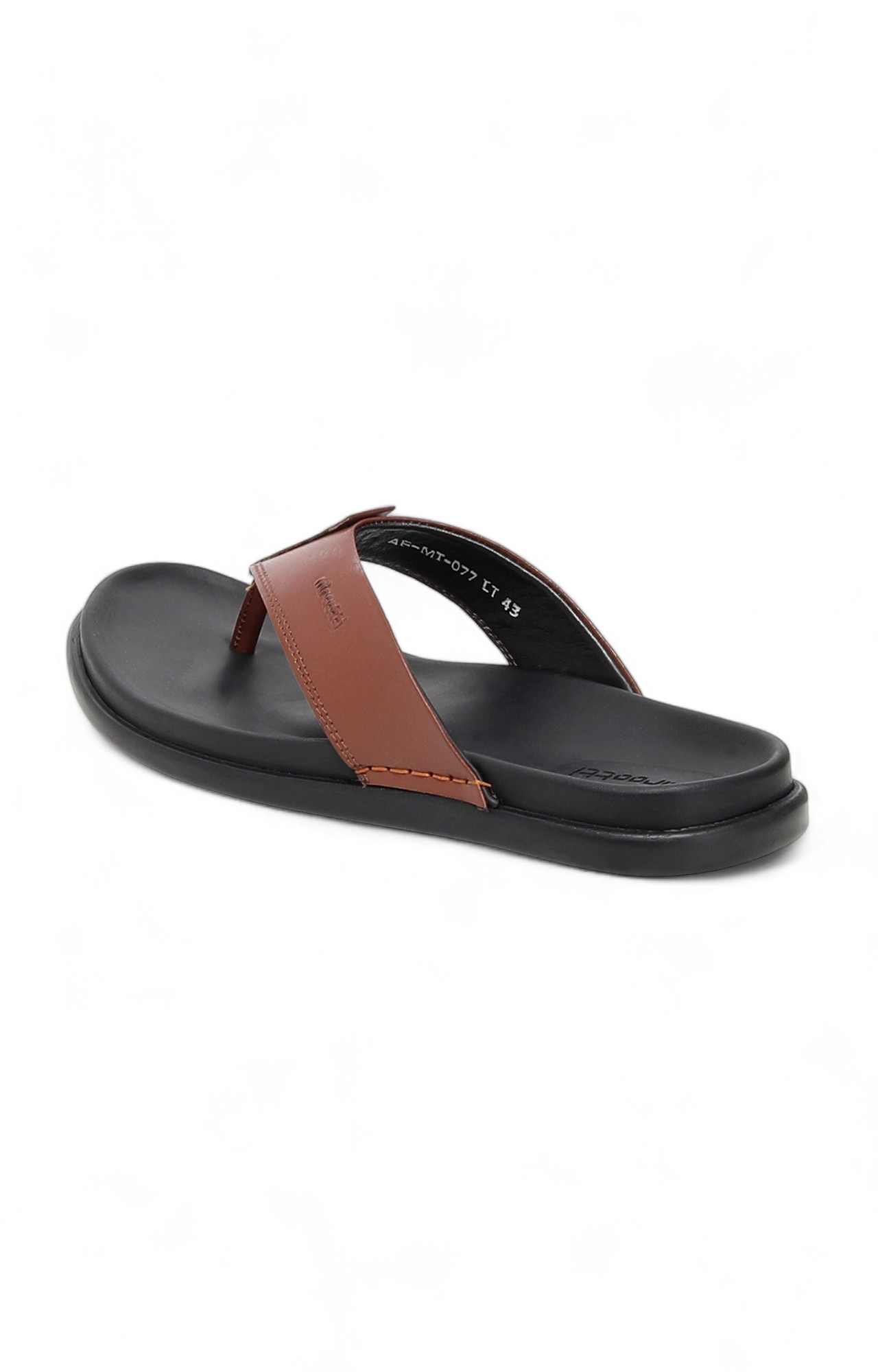 Men Wine Color Comfort Flip-Flops