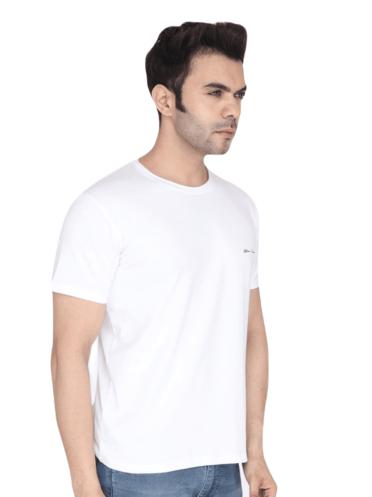 Albion K.Devraj Mens White T-Shirt