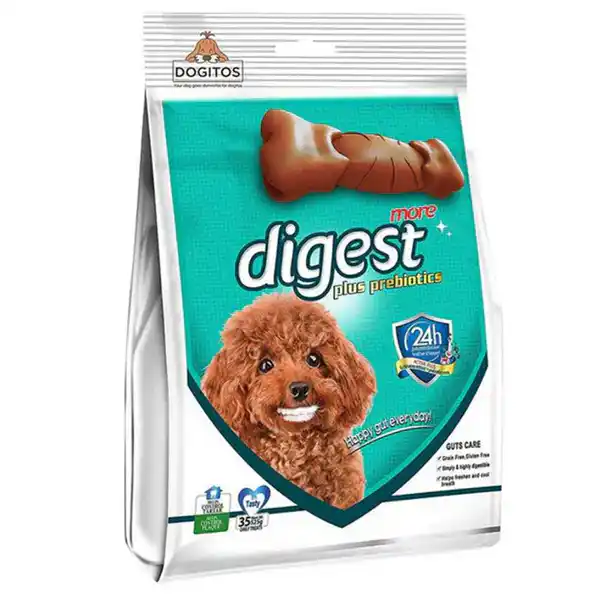 Gnawlers Premium Dental Dog Treat 3 Inch Digest More 35 Pcs