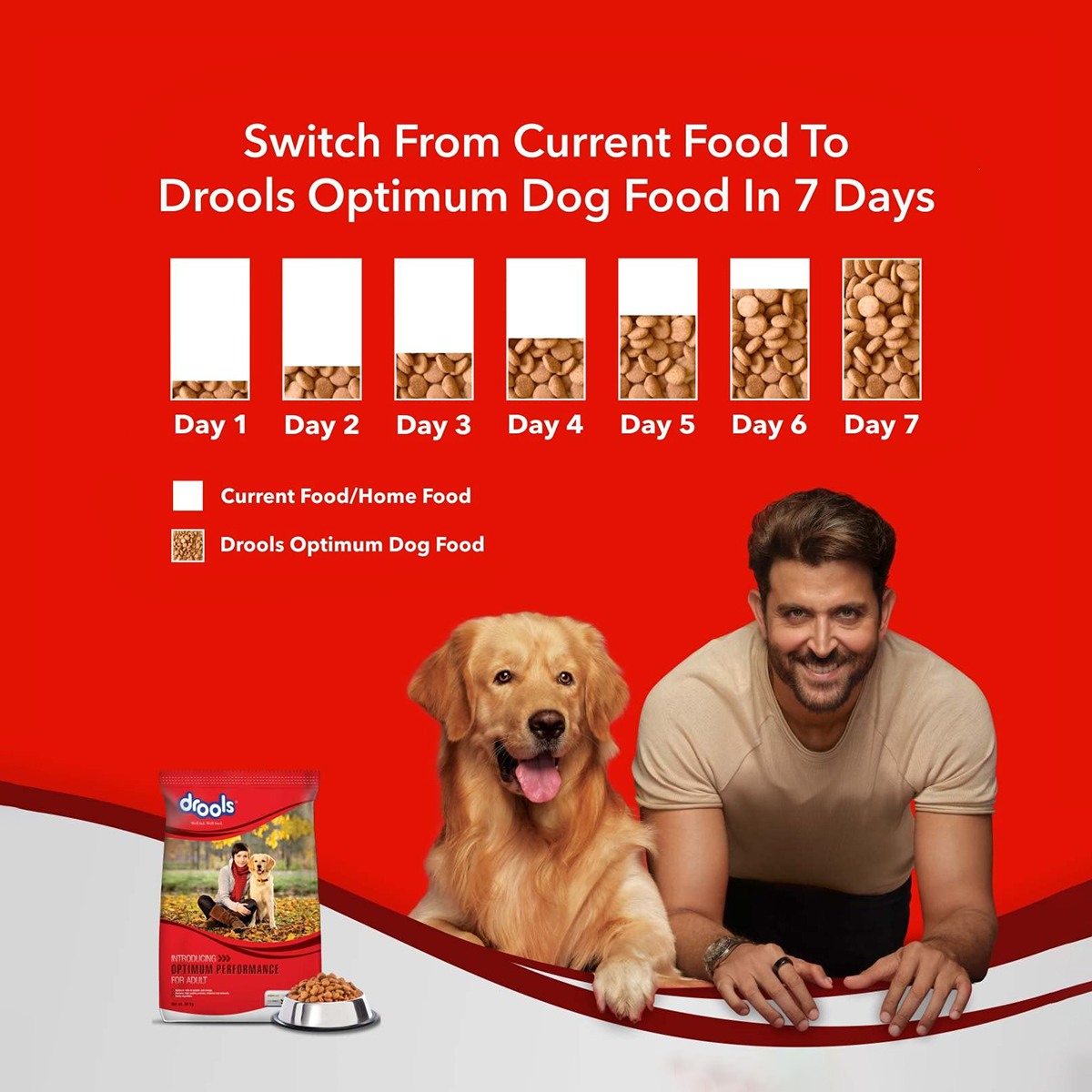 Drools Adult Optimum Performance Dry Dog Food - 20 Kg