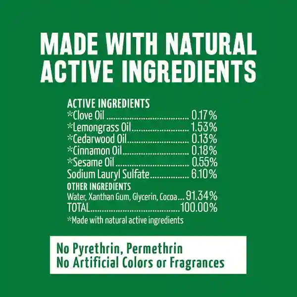 TropiClean Natural Flea and Tick Plus Soothing Shampoo