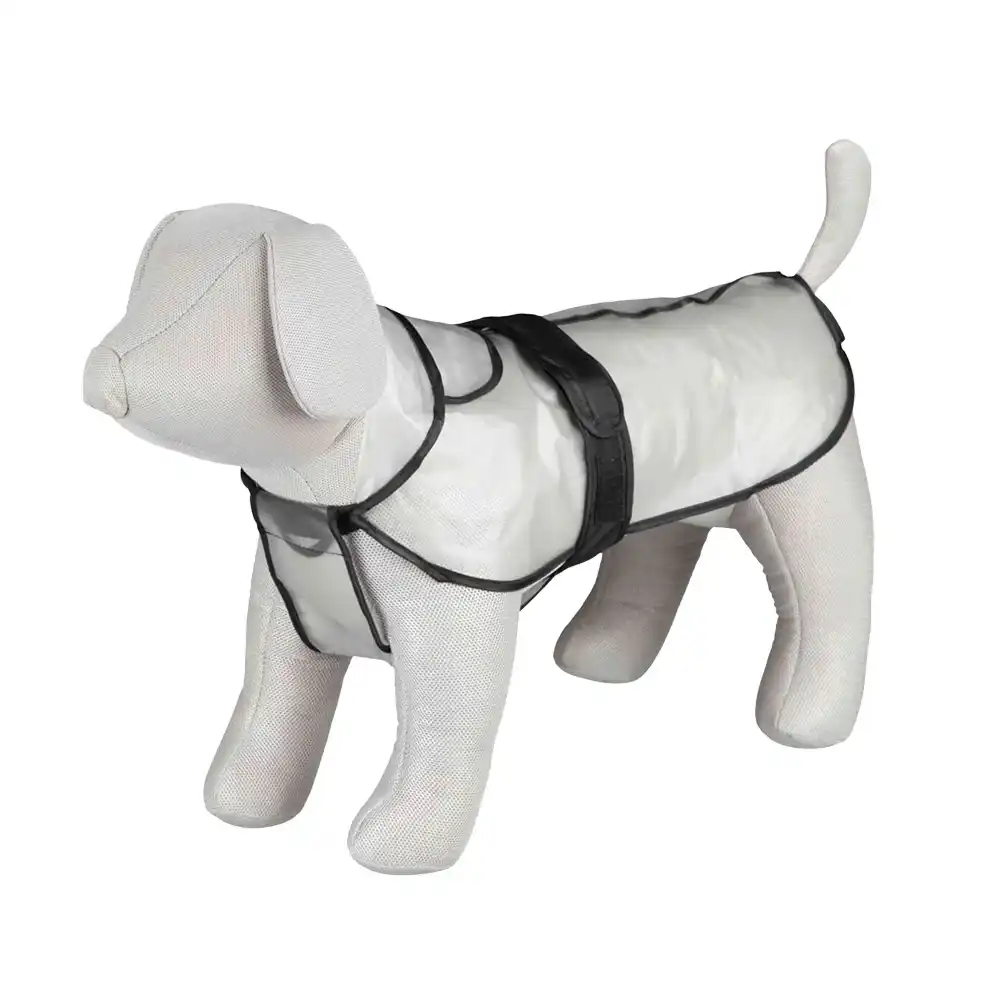 Trixie Piping Transparent Raincoat for Dogs
