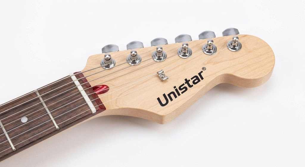 Unistar L-G1-MRD-PAK Electric Guitar Pack for Beginners, Metallic Red 4