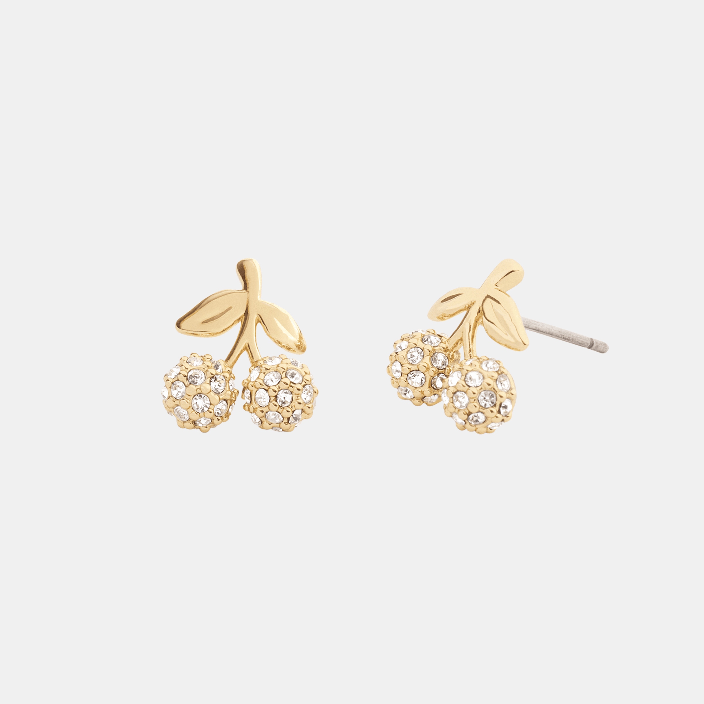 Pavé Icons Cherry Stud Earrings